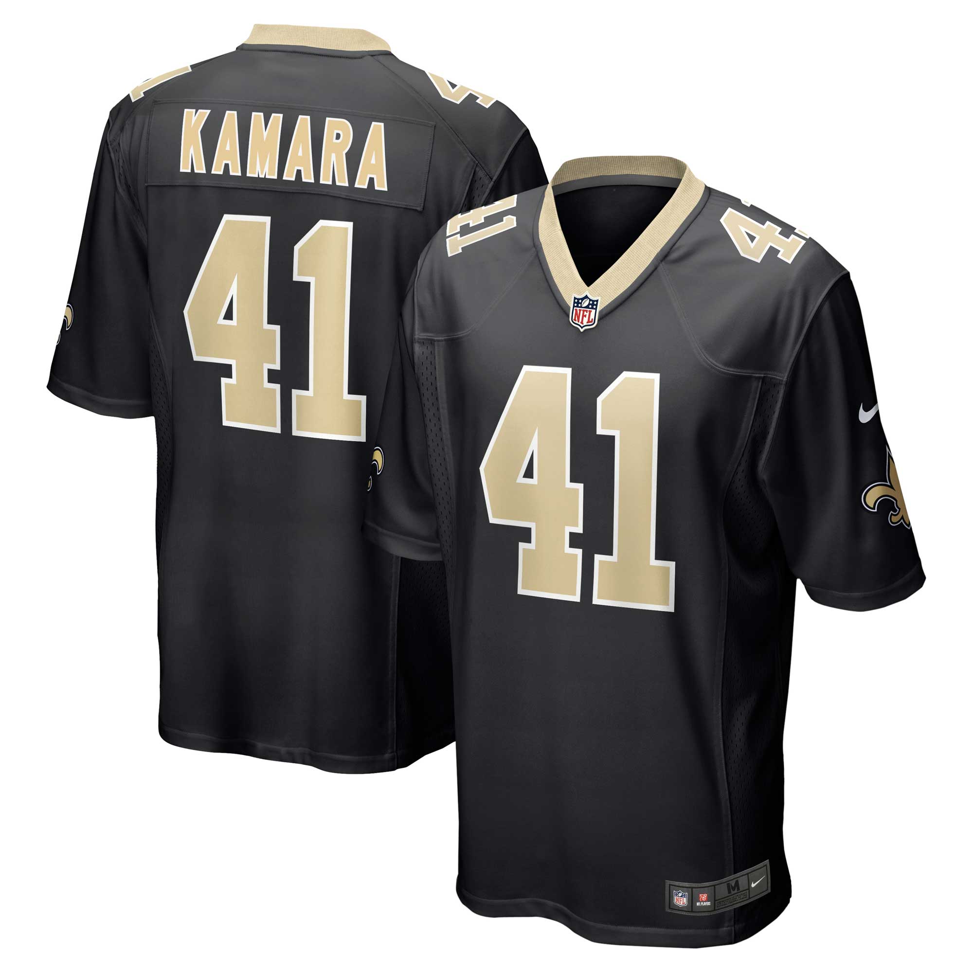 Alvin Kamara New Orleans Saints Game Jersey - Black cheap jerseys for sale - CheapJerseys.Shop