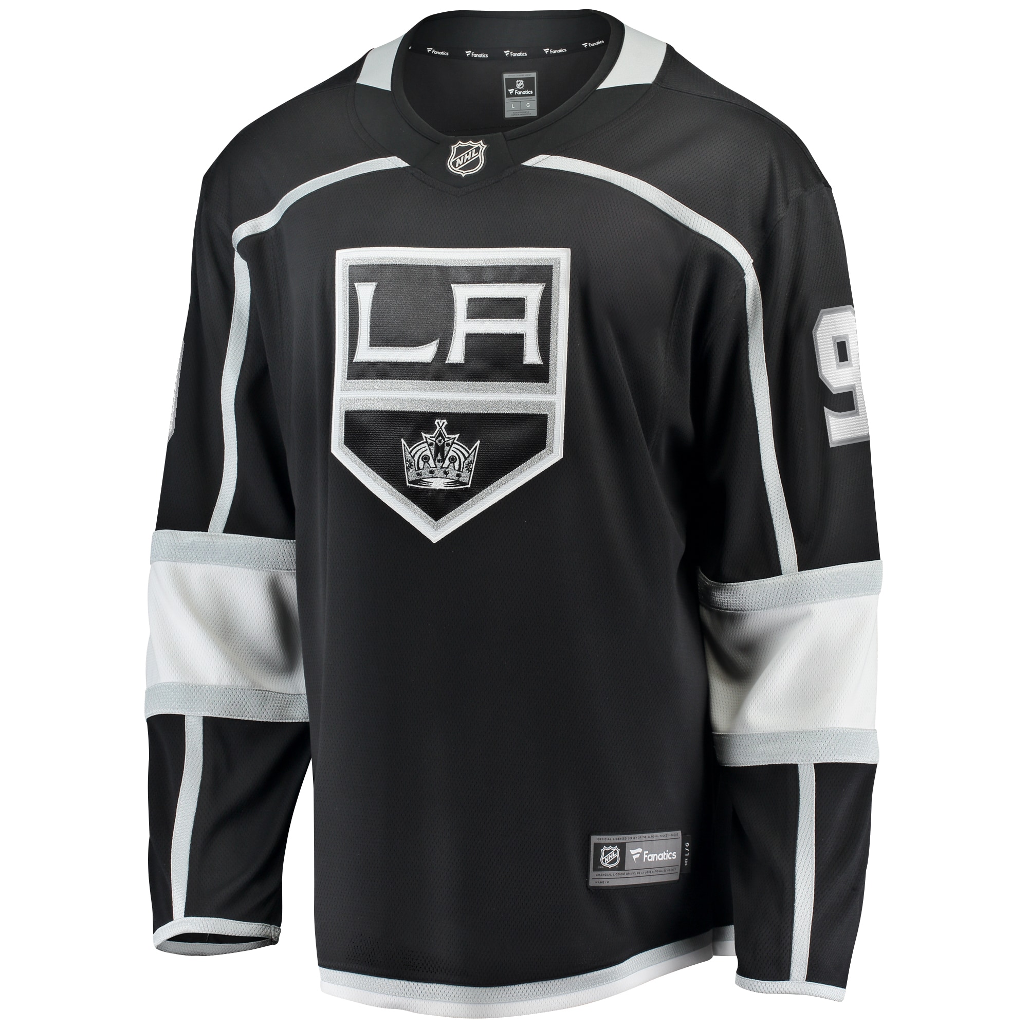 Adrian Kempe Los Angeles Kings Fanatics Home Premier Breakaway Player Jersey - Black cheap jerseys for sale - CheapJerseys.Shop