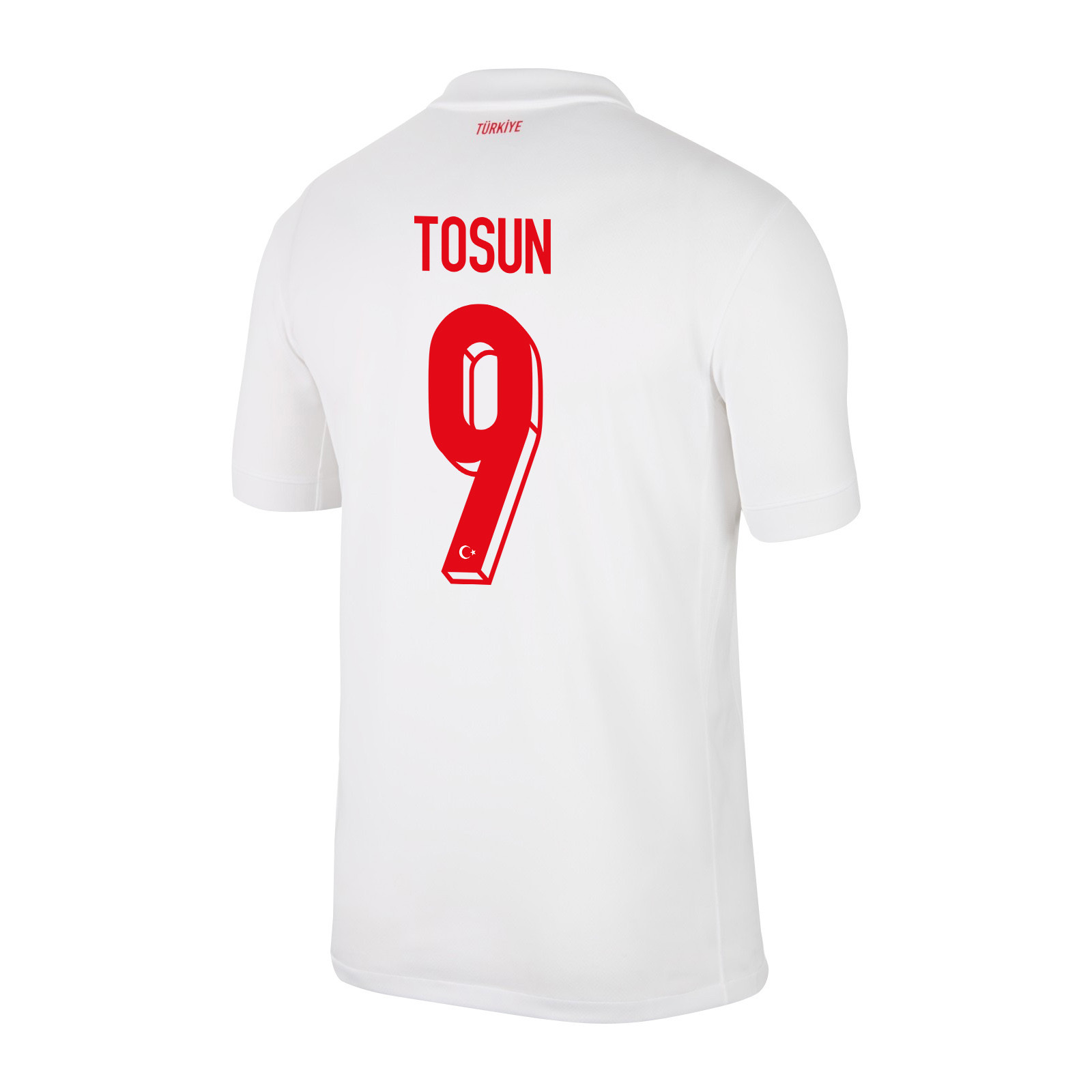 Cenk Tosun 9 Turkey National Team 2024 Home Stadium Men Jersey - White cheap jerseys for sale - CheapJerseys.Shop