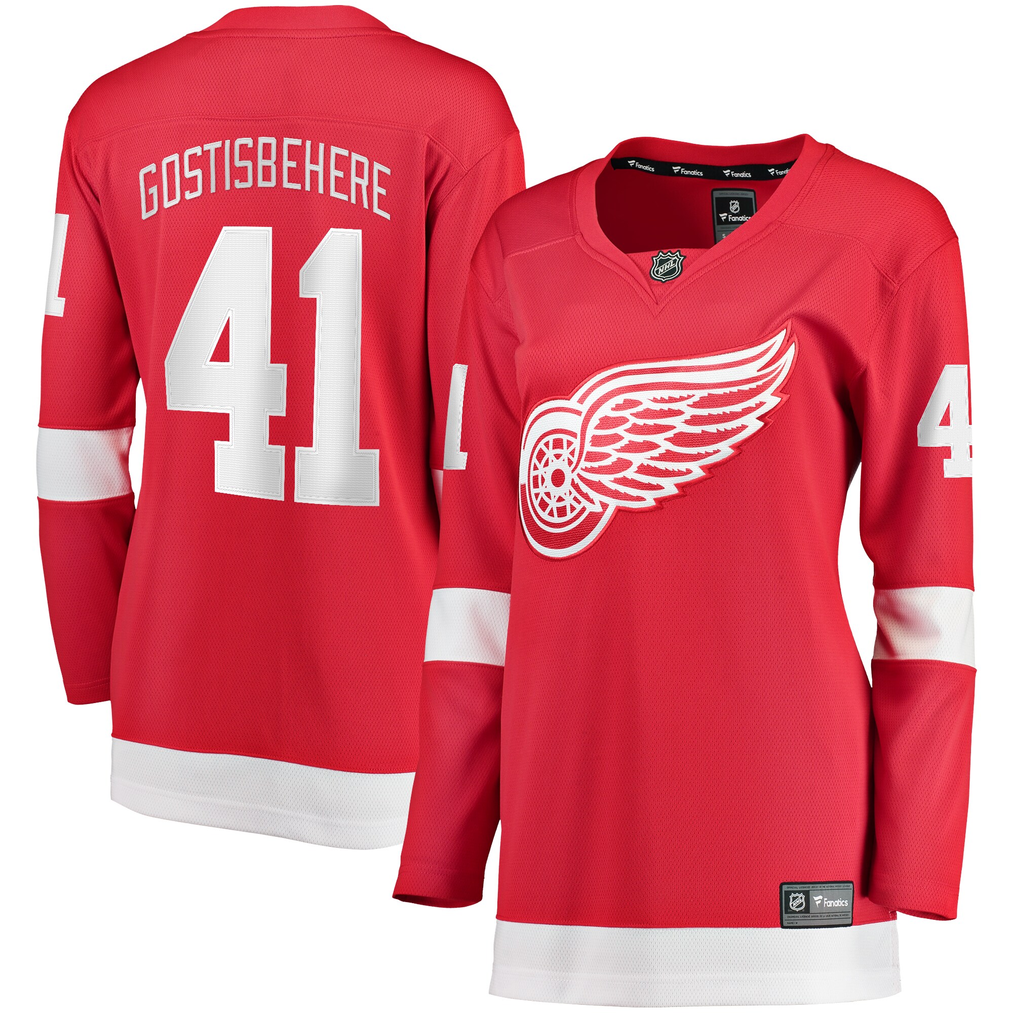 Shayne Gostisbehere Detroit Red Wings Fanatics Women's Home Breakaway Player Jersey - Red cheap jerseys for sale - CheapJerseys.Shop