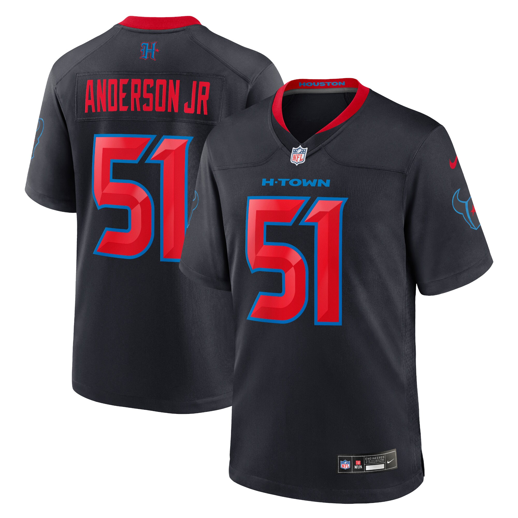 Will Anderson Jr. Houston Texans 2nd Alternate Game Jersey - Navy cheap jerseys for sale - CheapJerseys.Shop