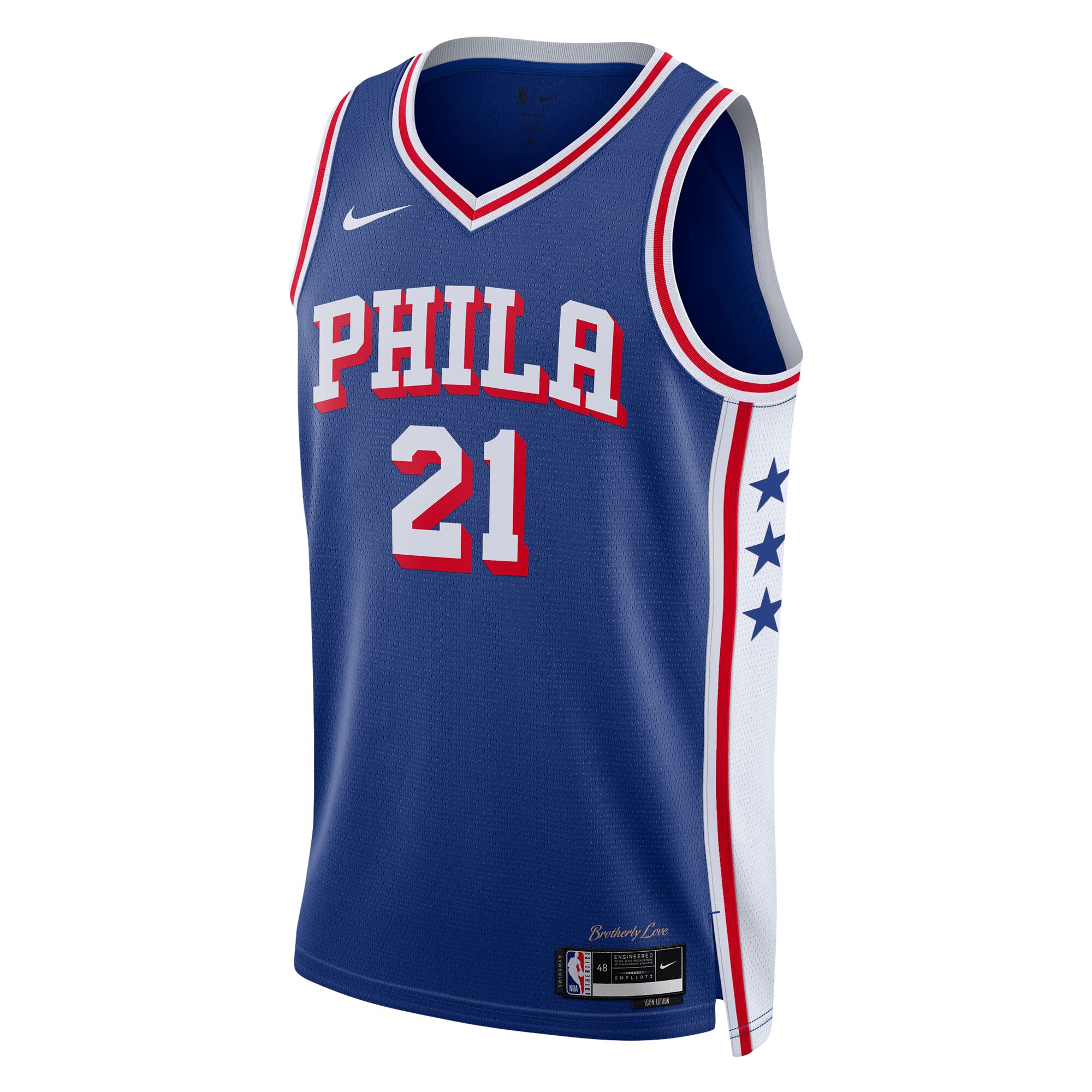 Joel Embiid Philadelphia 76ers Unisex Swingman Jersey - Icon Edition - Royal cheap jerseys for sale - CheapJerseys.Shop