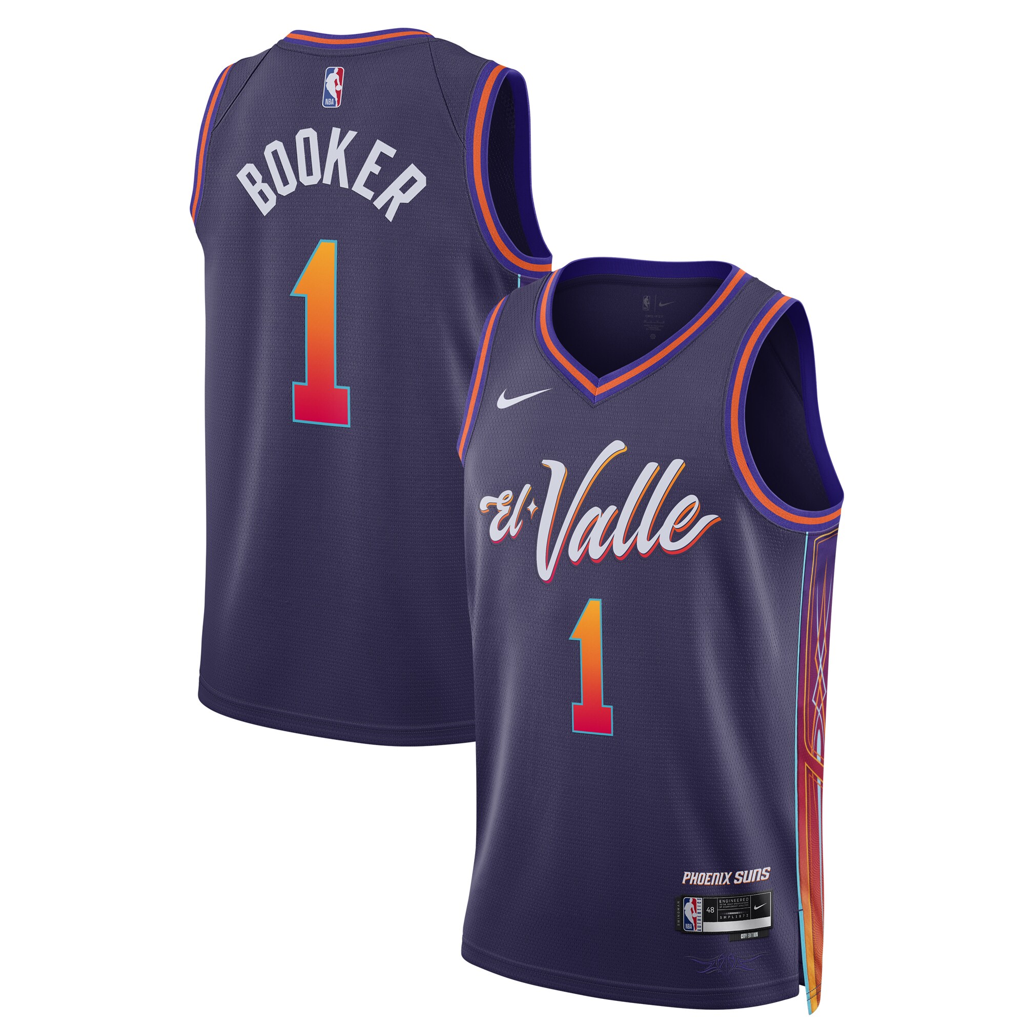 Devin Booker Phoenix Suns Unisex 2023\/24 Swingman Jersey - Purple - City Edition cheap jerseys for sale - CheapJerseys.Shop