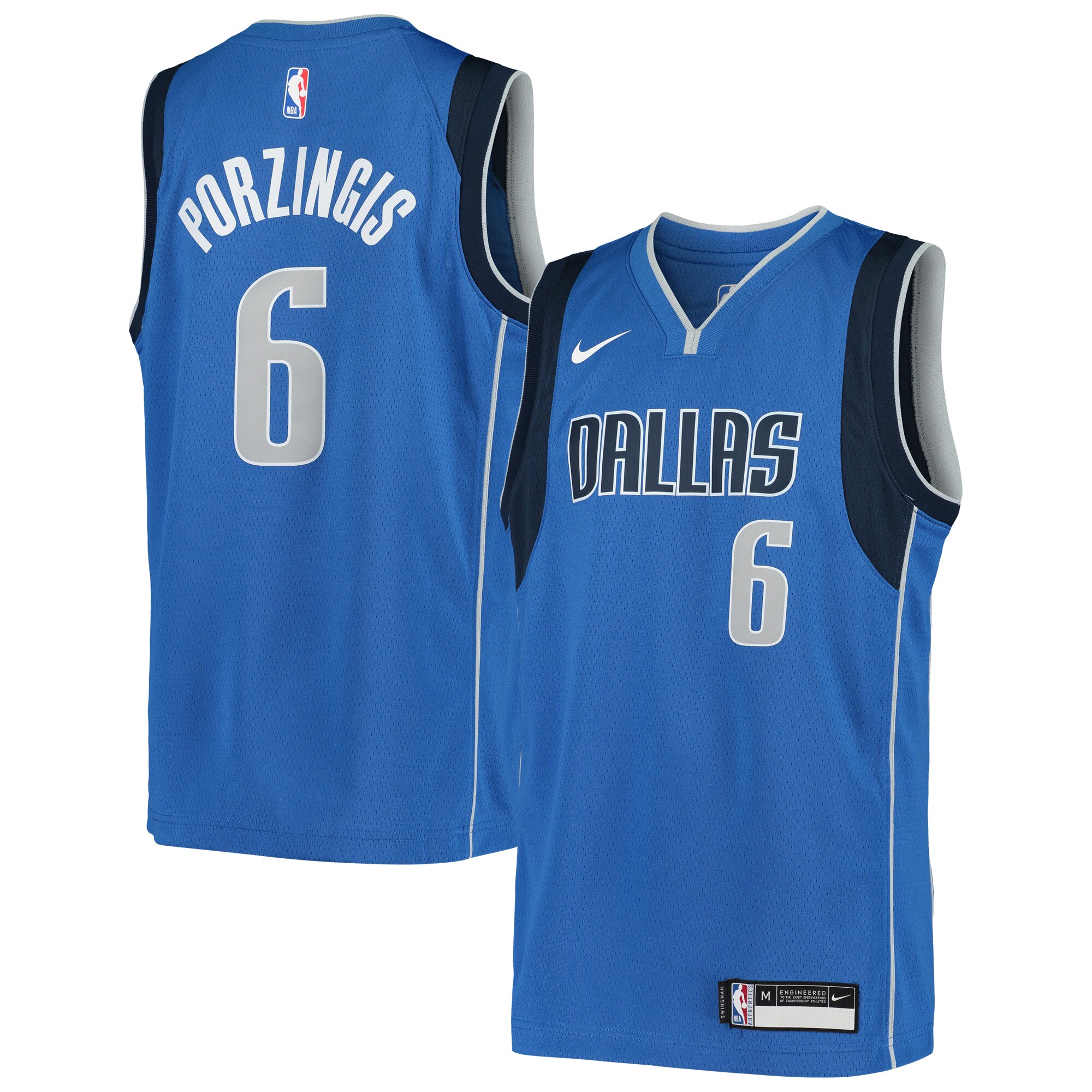 Kristaps Porzingis Dallas Mavericks Youth Swingman Jersey - Icon Edition - Blue cheap jerseys for sale - CheapJerseys.Shop