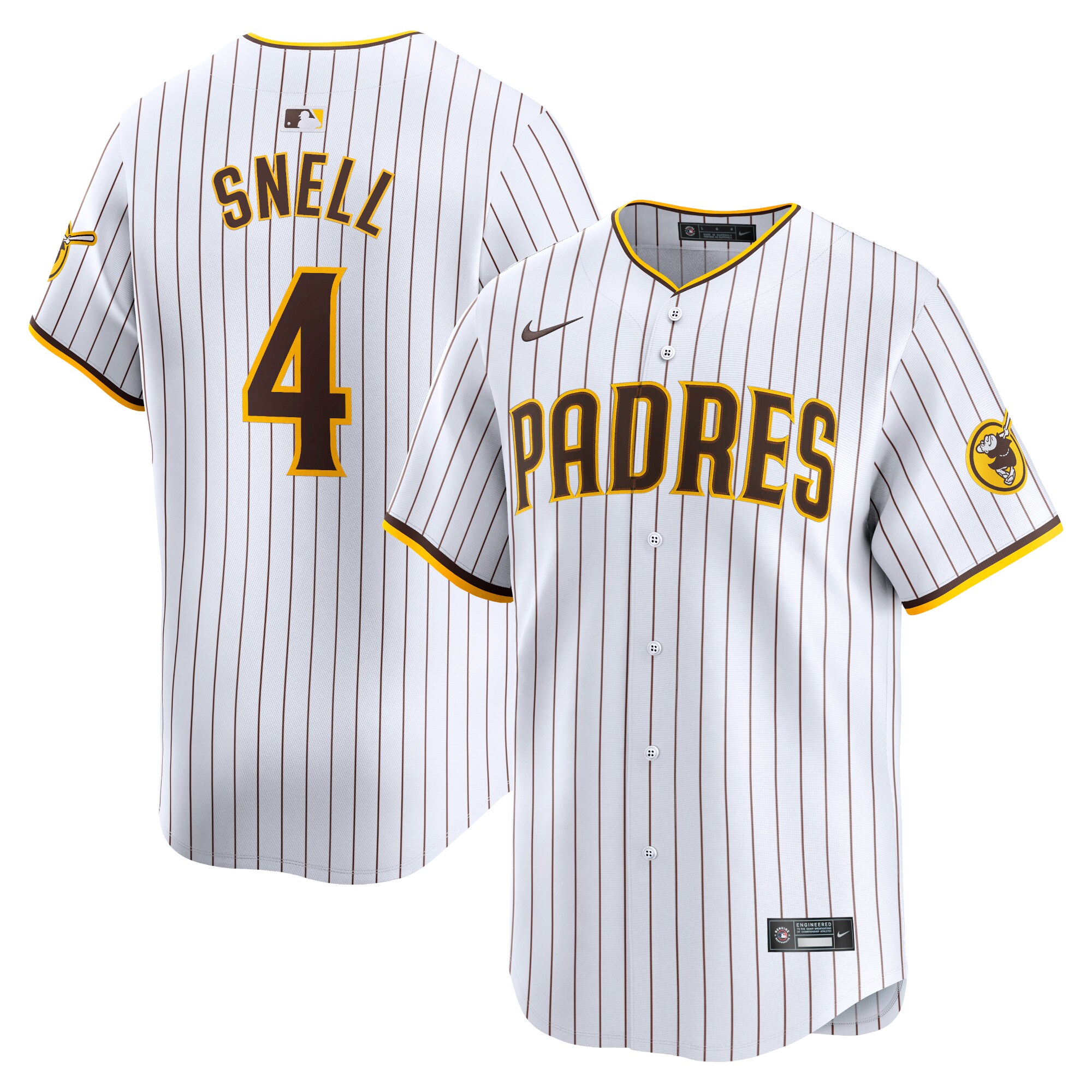 Blake Snell San Diego Padres Home Limited Player Jersey - White cheap jerseys for sale - CheapJerseys.Shop
