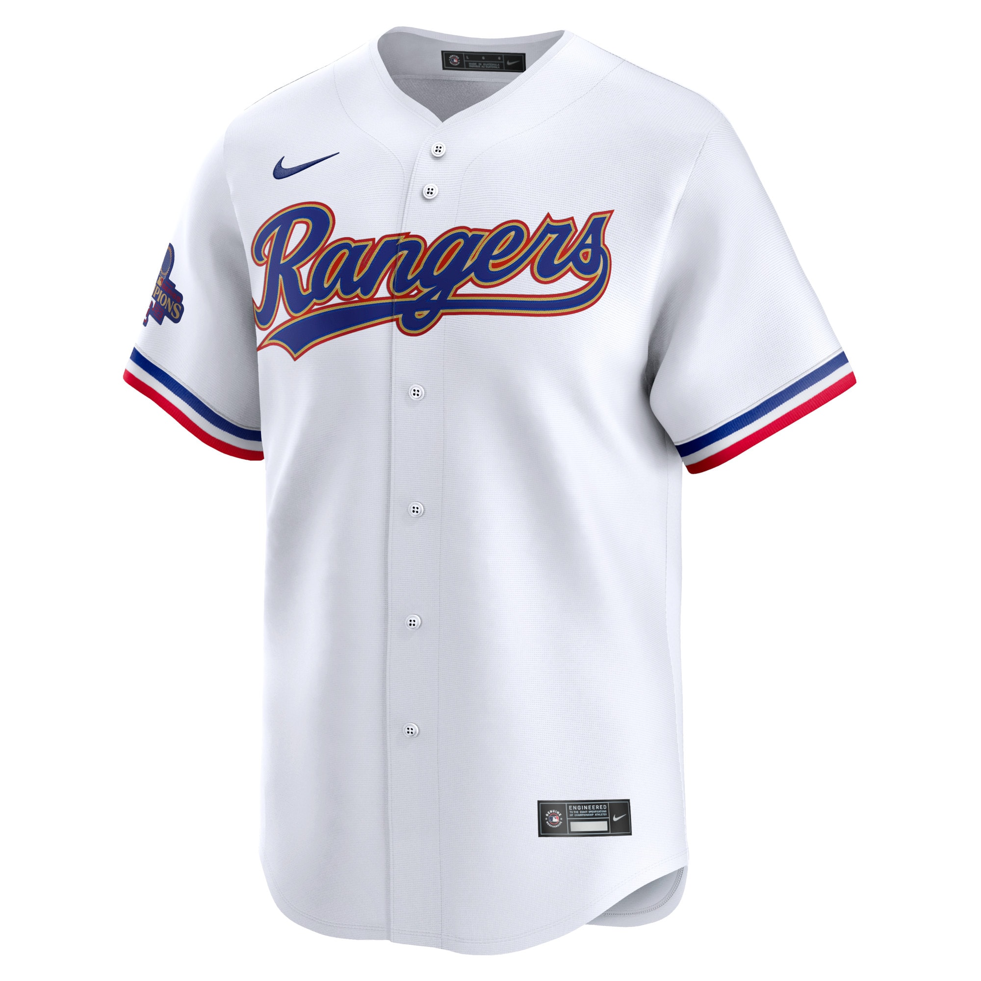 Max Scherzer Texas Rangers 2024 Gold Collection Limited Player Jersey\u00c2\u00a0\u00e2\u20ac\u201c White cheap jerseys for sale - CheapJerseys.Shop