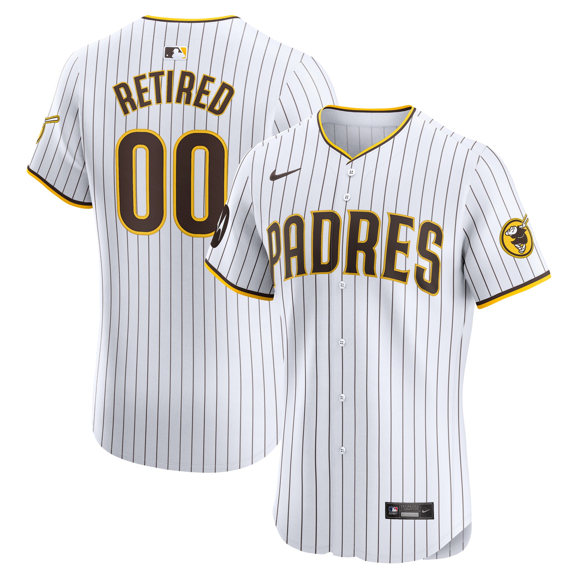 San Diego Padres Home Elite Pick-A-Player Retired Roster Patch Jersey - White cheap jerseys for sale - CheapJerseys.Shop