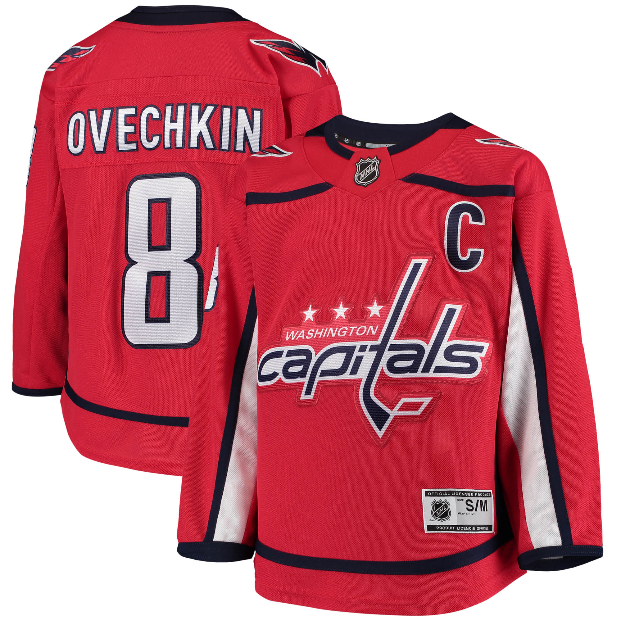 Alexander Ovechkin Washington Capitals Youth Home Premier Player Jersey - Red cheap jerseys for sale - CheapJerseys.Shop