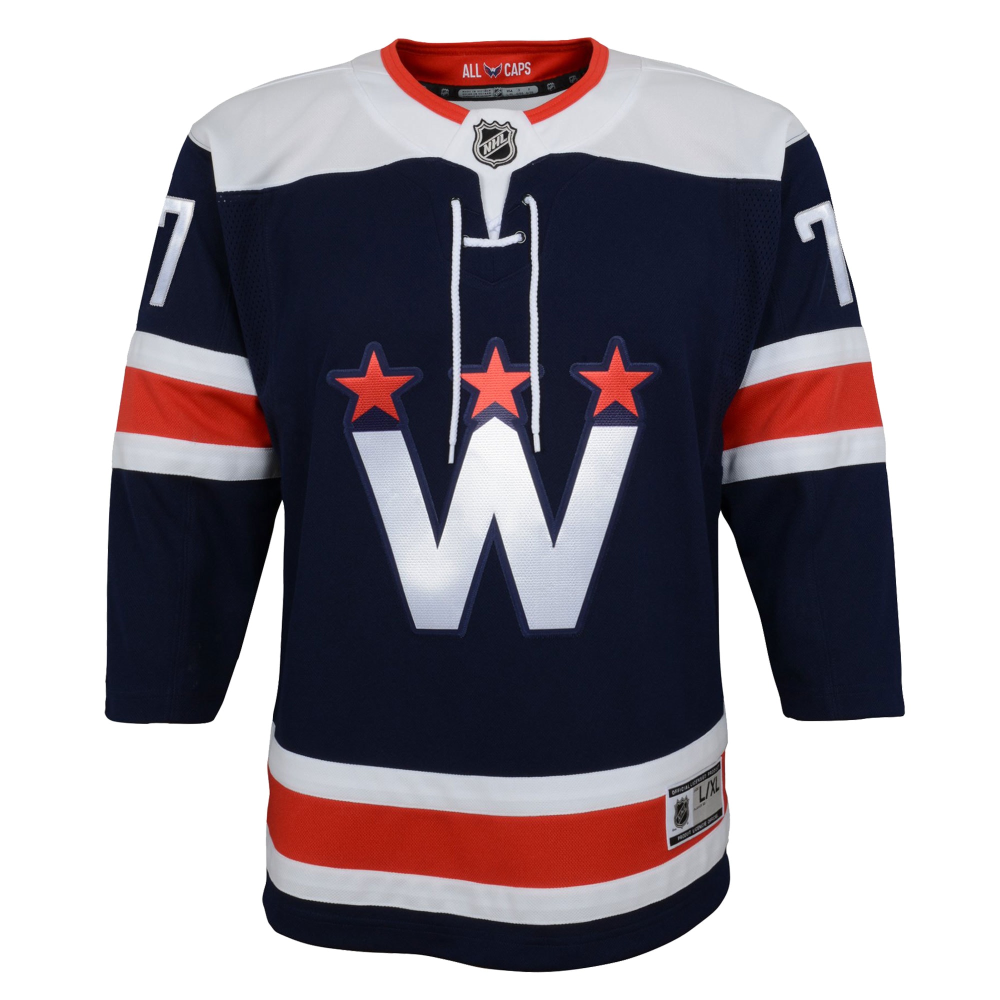 TJ Oshie Washington Capitals Youth Alternate Premier Player Jersey - Navy cheap jerseys for sale - CheapJerseys.Shop
