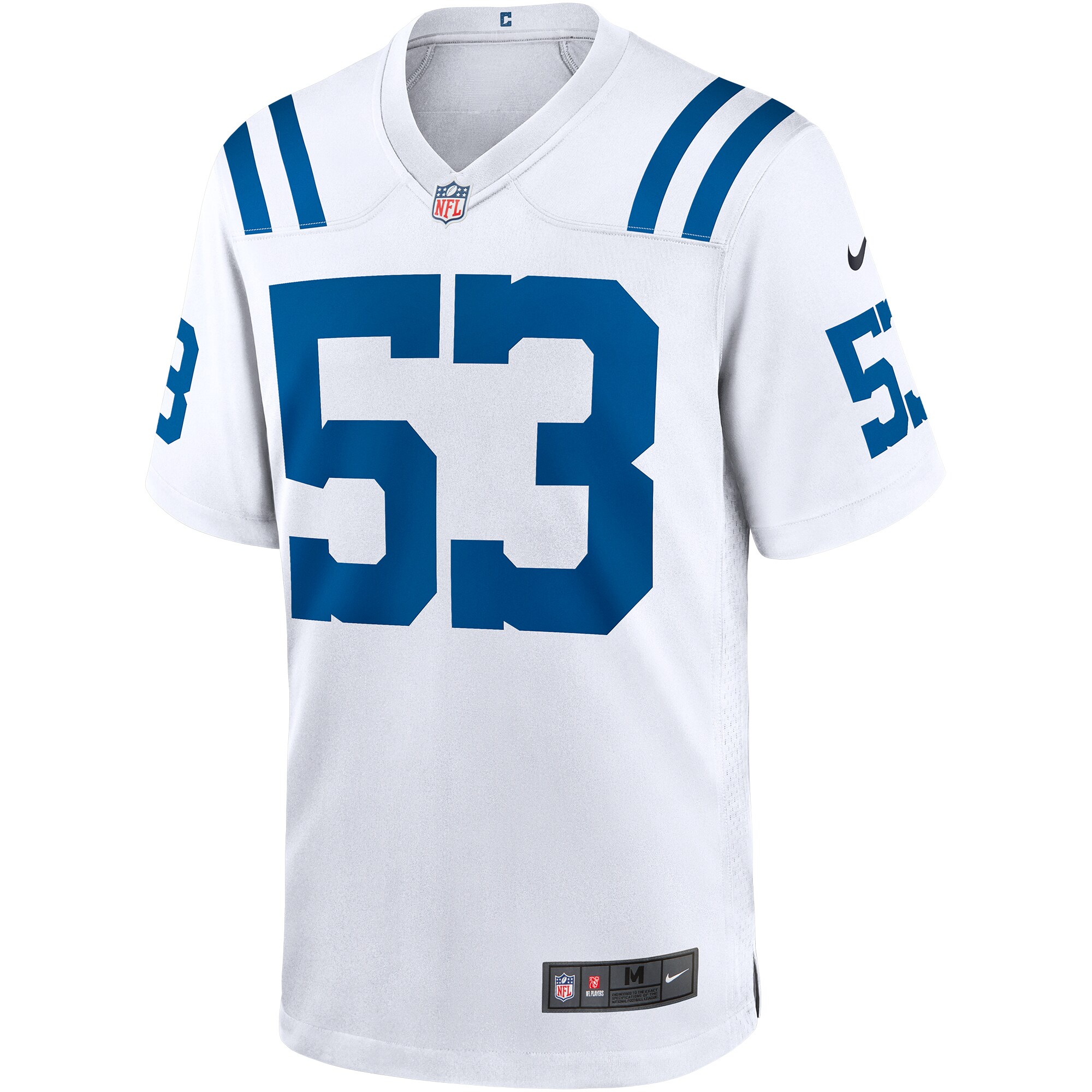 Shaquille Leonard Indianapolis Colts Game Player Jersey - White cheap jerseys for sale - CheapJerseys.Shop