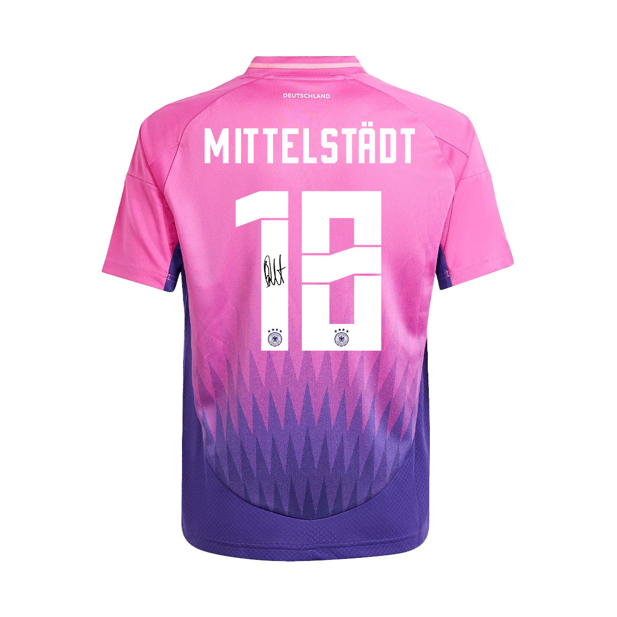 Maximilian Mittelstädt 18 Signed Germany National Team 2024/25 YOUTH Jersey Autographed - Away cheap jerseys for sale - CheapJerseys.Shop