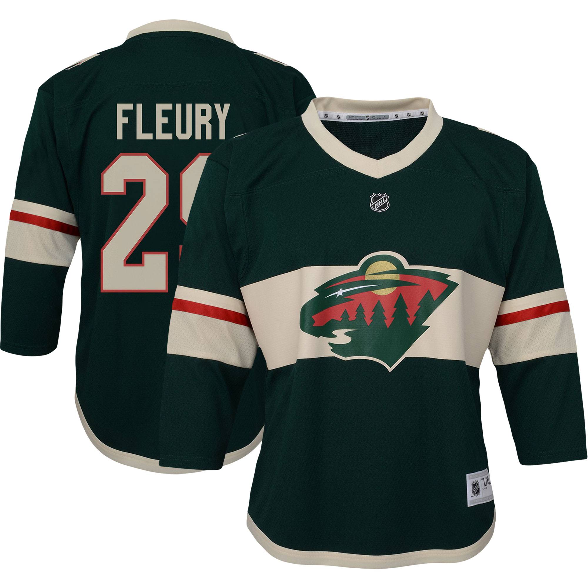 Marc-Andre Fleury Minnesota Wild Preschool Replica Player Jersey - Green cheap jerseys for sale - CheapJerseys.Shop