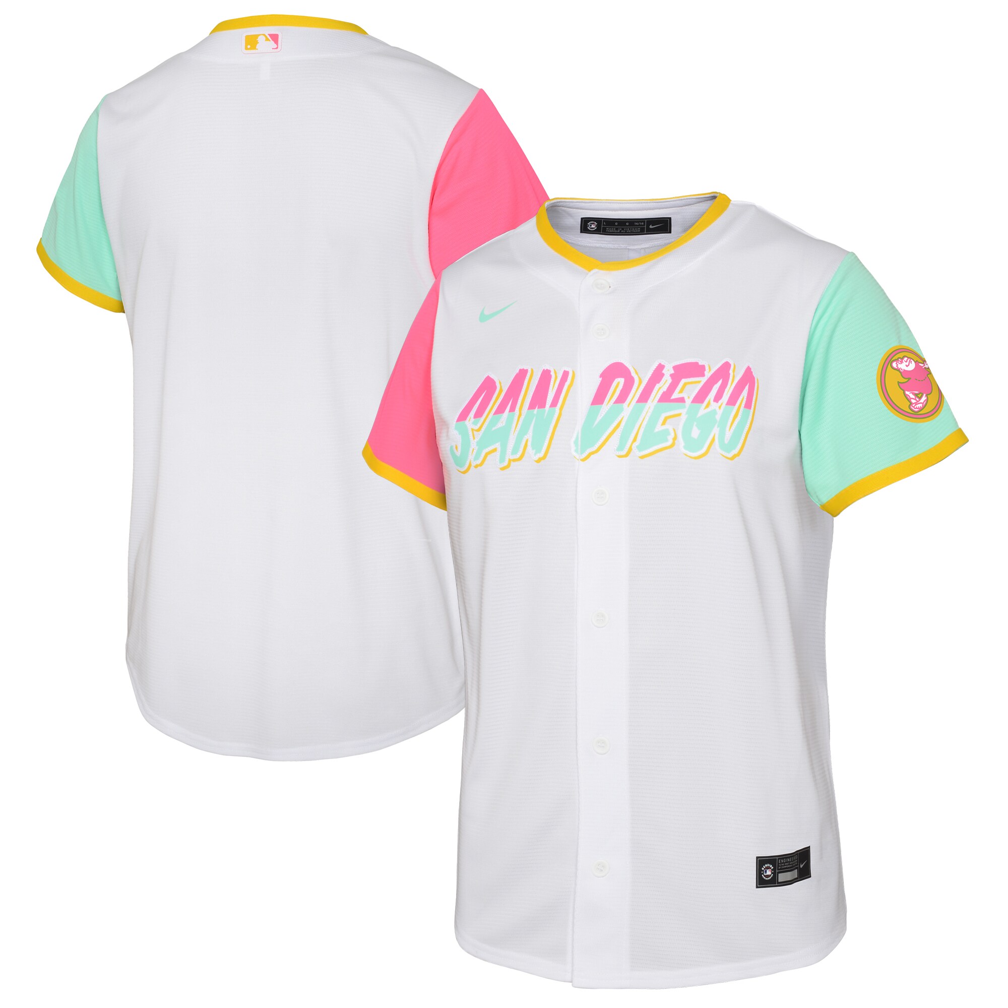 San Diego Padres Toddler City Connect Replica Team Jersey - White cheap jerseys for sale - CheapJerseys.Shop
