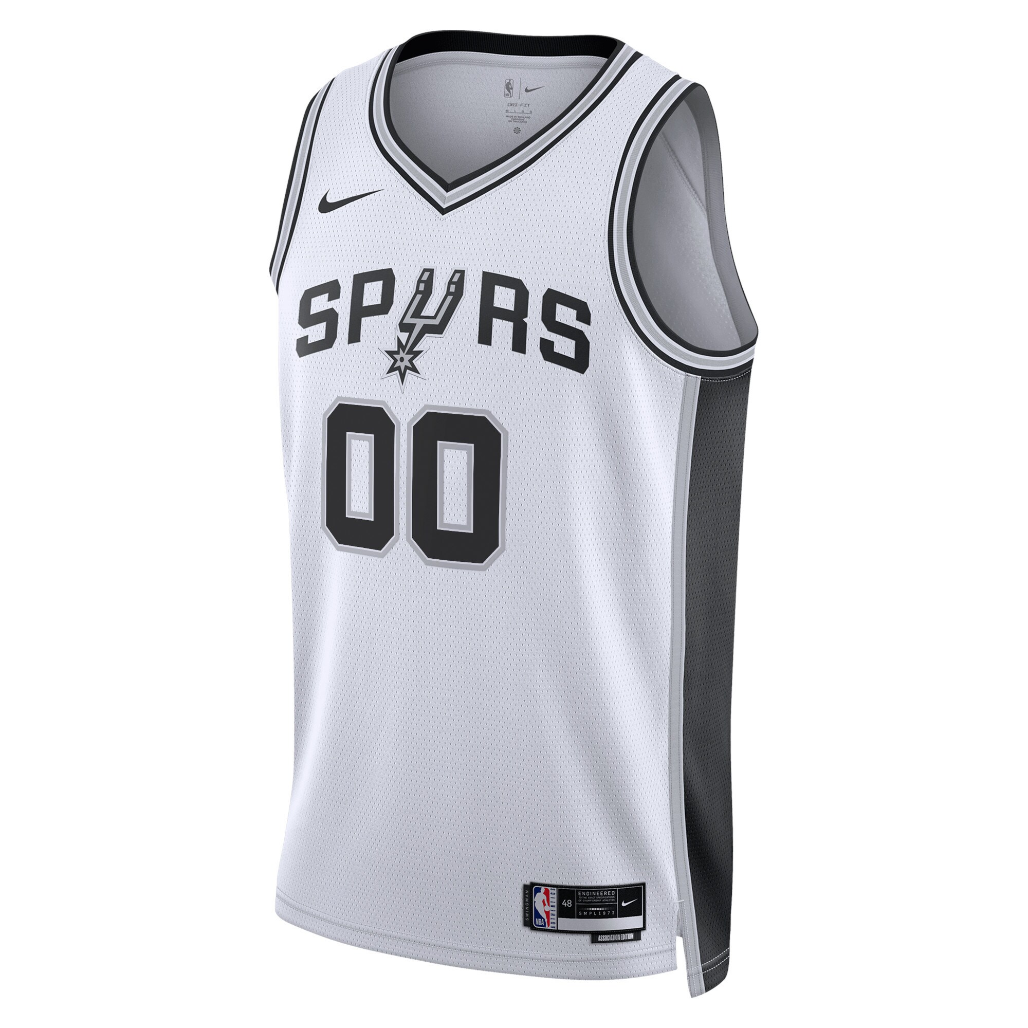 San Antonio Spurs Unisex Swingman Custom Jersey White - Association Edition cheap jerseys for sale - CheapJerseys.Shop