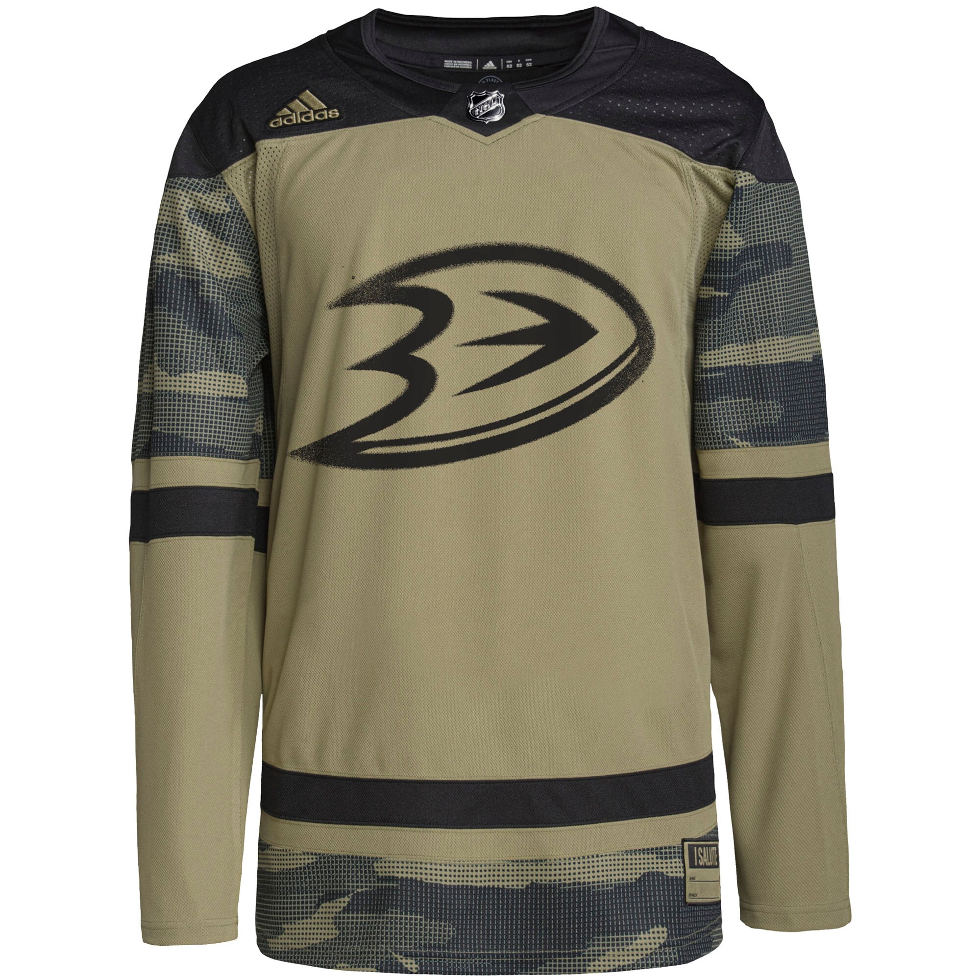 Anaheim Ducks Military Appreciation Team Authentic Practice Jersey - Camo cheap jerseys for sale - CheapJerseys.Shop