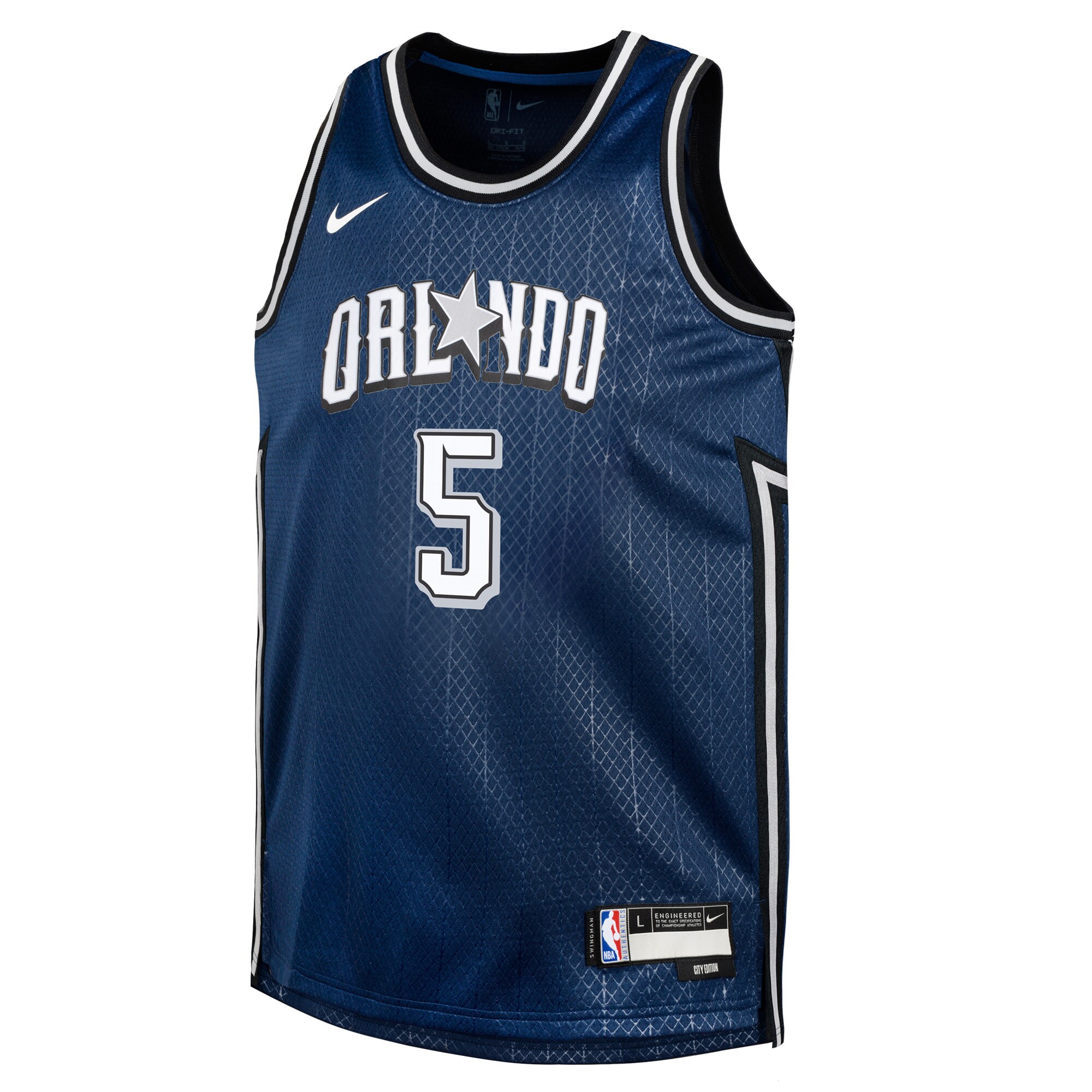 Paolo Banchero Orlando Magic Youth Swingman Replica Jersey - City Edition - Navy cheap jerseys for sale - CheapJerseys.Shop