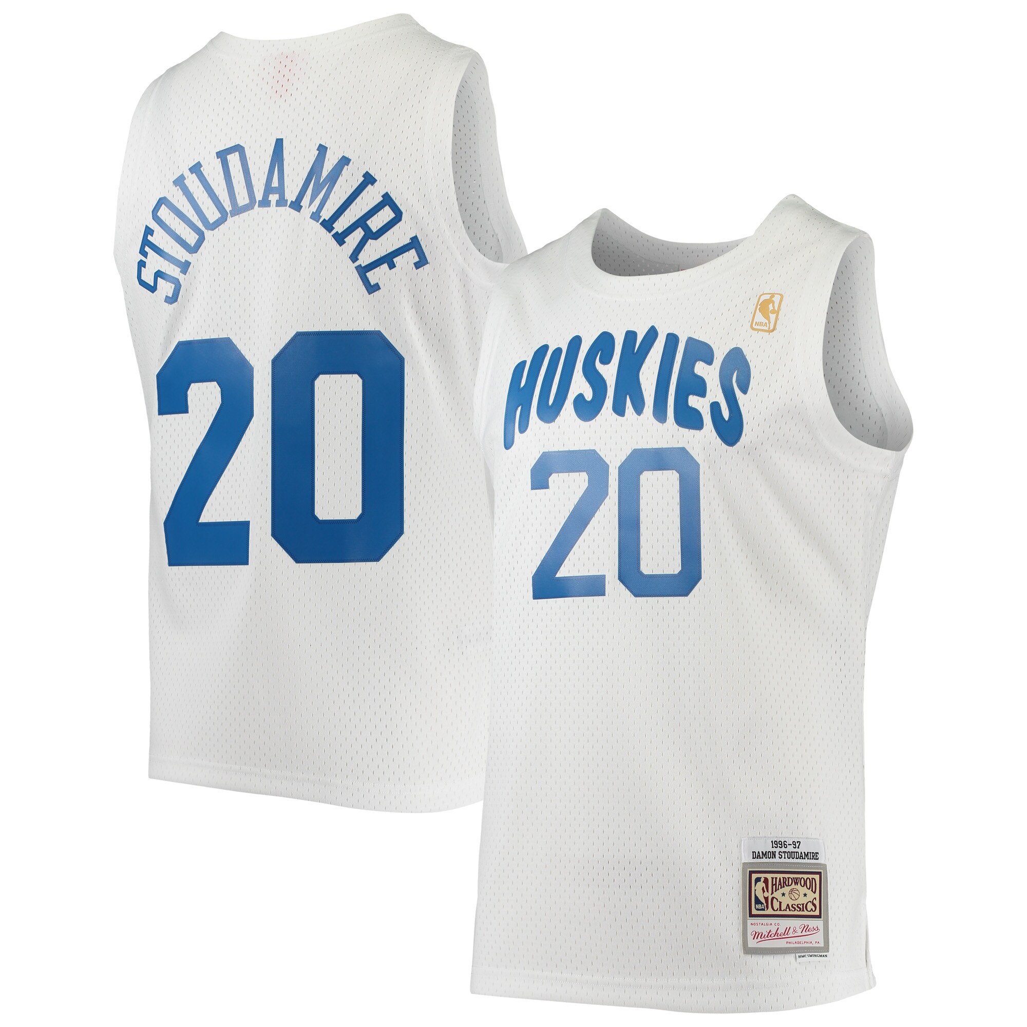 Damon Stoudamire Toronto Raptors Mitchell & Ness 1996\/97 Hardwood Classics Swingman Jersey - White cheap jerseys for sale - CheapJerseys.Shop