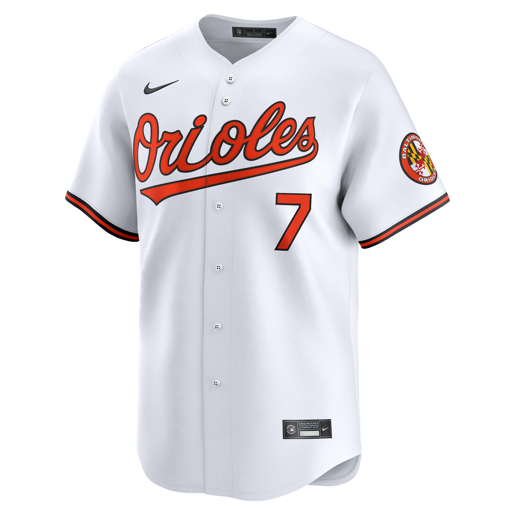 Jackson Holliday Baltimore Orioles Home Limited Player Jersey - White cheap jerseys for sale - CheapJerseys.Shop