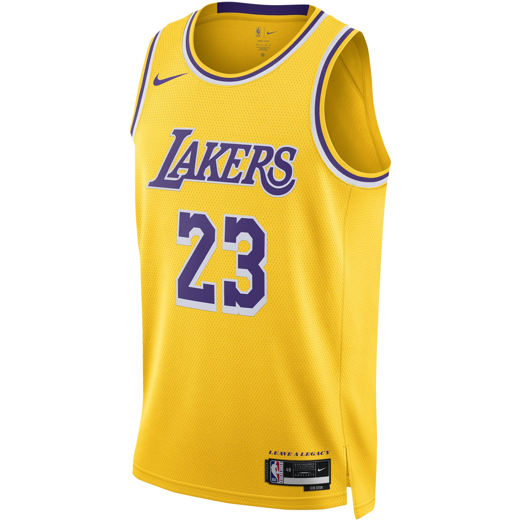 LeBron James Los Angeles Lakers Unisex Swingman Jersey - Icon Edition - Gold cheap jerseys for sale - CheapJerseys.Shop