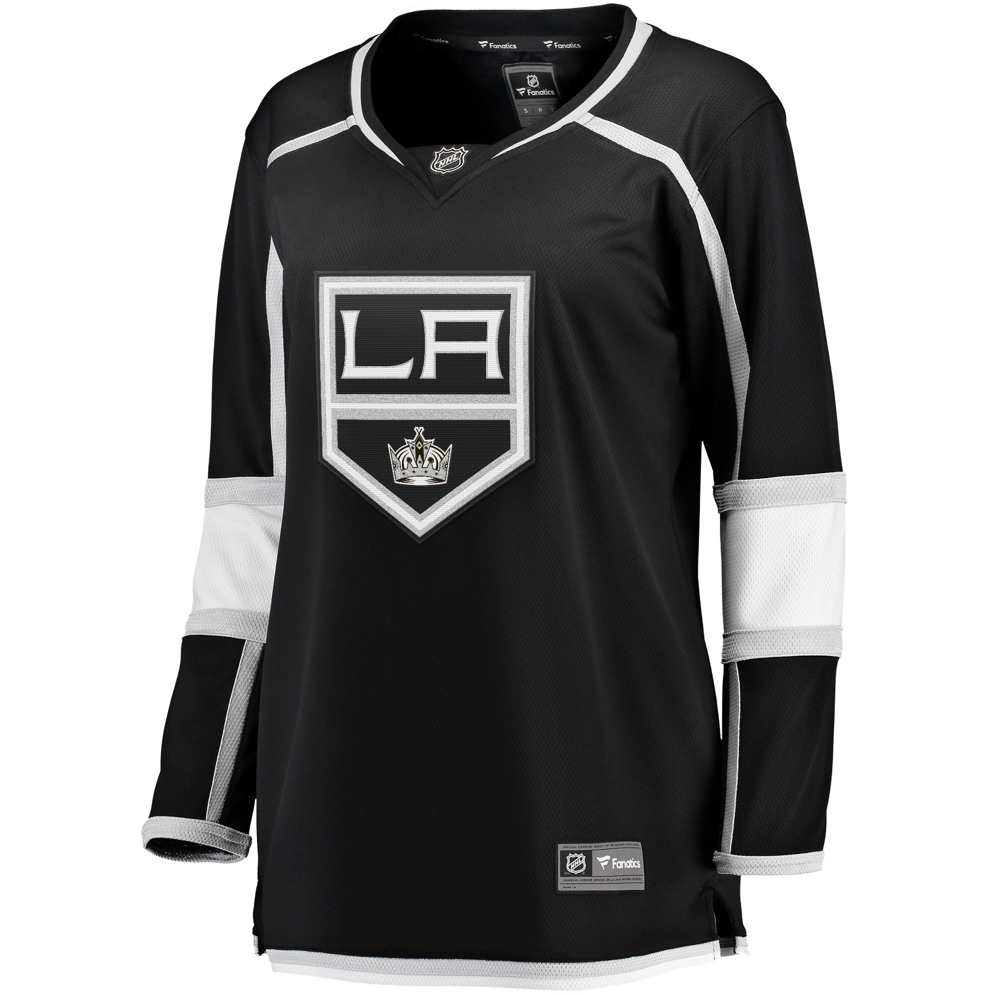 Los Angeles Kings Fanatics Women's Home Breakaway Jersey - Black cheap jerseys for sale - CheapJerseys.Shop