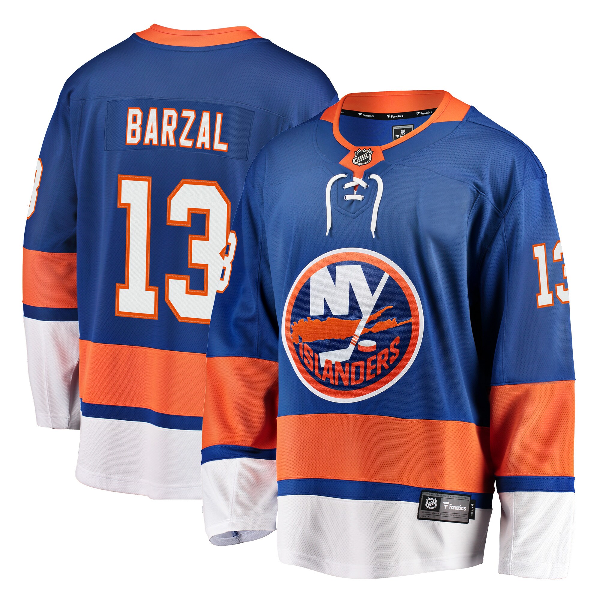 Mathew Barzal New York Islanders Fanatics Breakaway Player Jersey - Royal cheap jerseys for sale - CheapJerseys.Shop