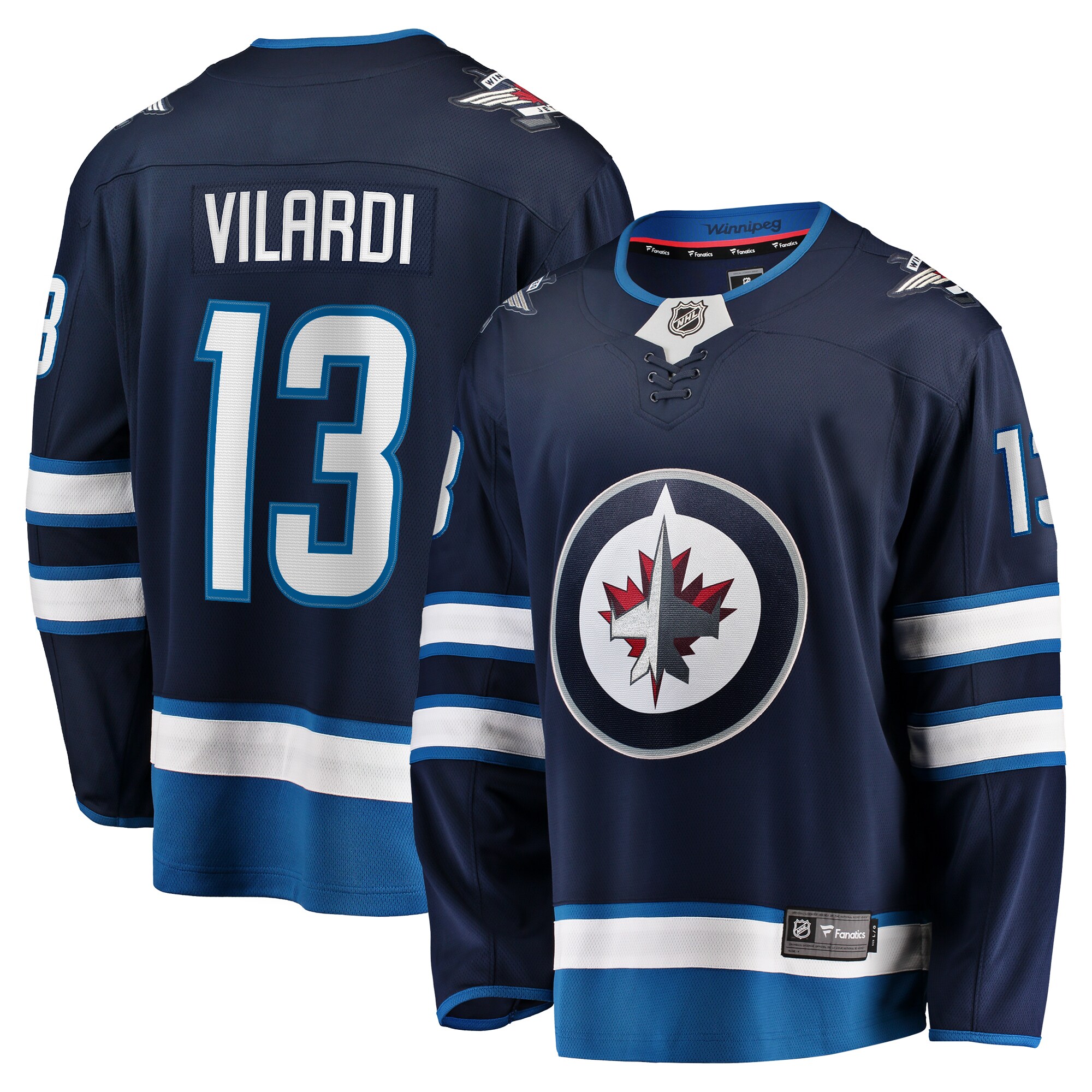 Gabriel Vilardi Winnipeg Jets Fanatics Home Premier Breakaway Player Jersey - Navy cheap jerseys for sale - CheapJerseys.Shop