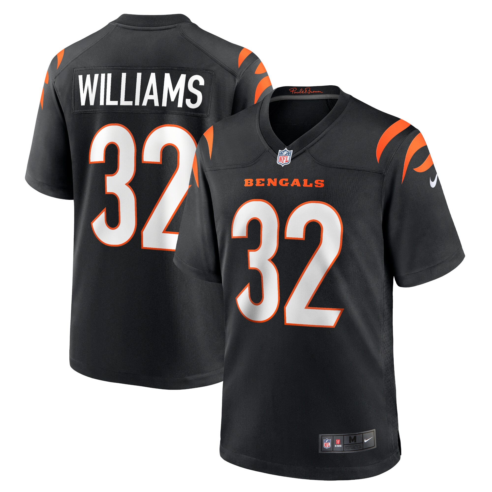 Trayveon Williams Cincinnati Bengals Game Jersey - Black cheap jerseys for sale - CheapJerseys.Shop