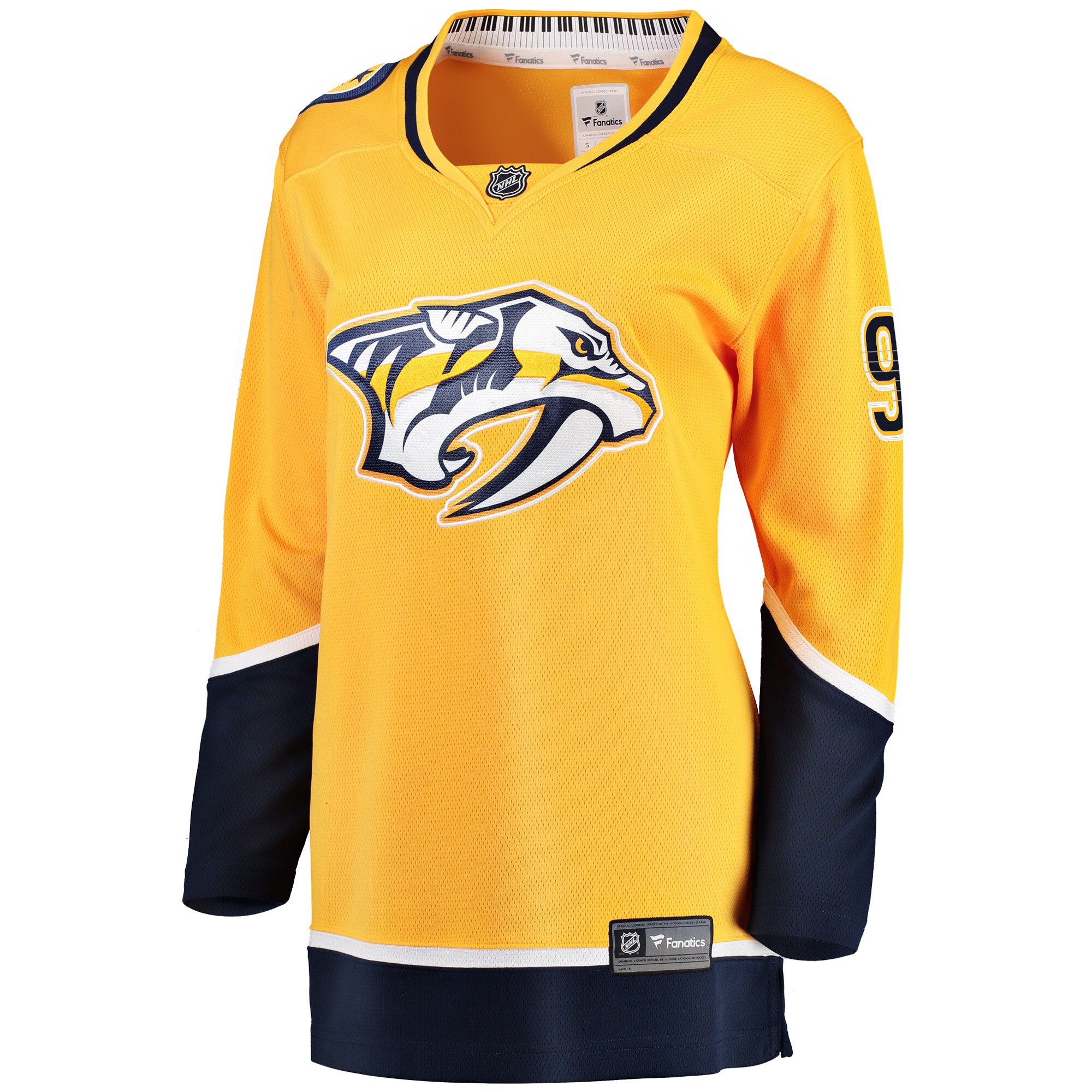 Filip Forsberg Nashville Predators Fanatics Women's Breakaway Player Jersey - Gold cheap jerseys for sale - CheapJerseys.Shop