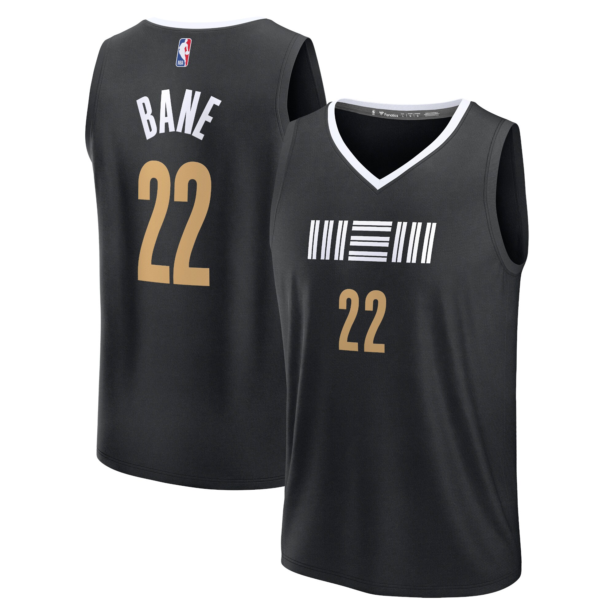 Desmond Bane Memphis Grizzlies Fanatics Fast Break Jersey - Black - City Edition cheap jerseys for sale - CheapJerseys.Shop