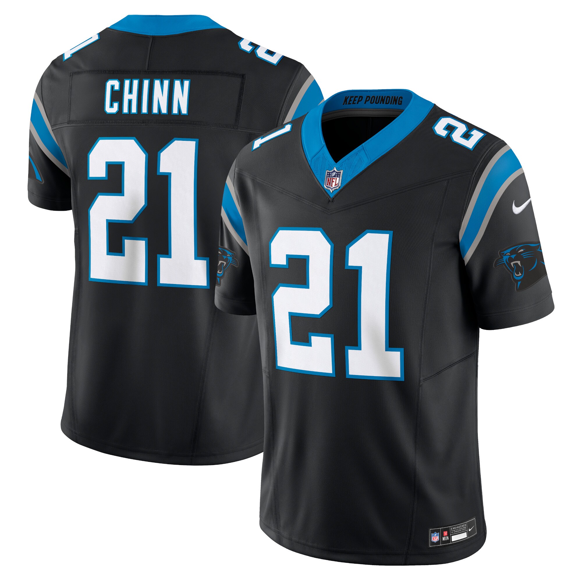 Jeremy Chinn Carolina Panthers Vapor F.U.S.E. Limited Jersey - Black cheap jerseys for sale - CheapJerseys.Shop
