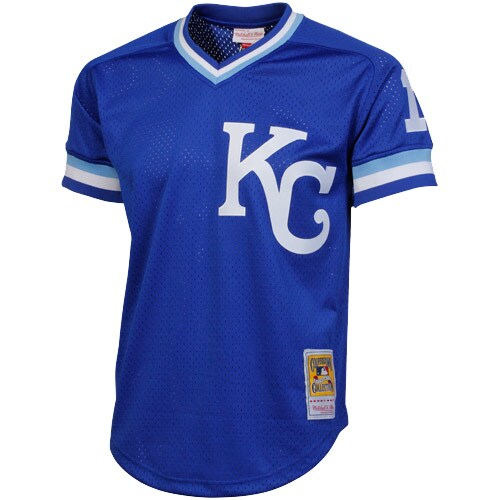 Bo Jackson Kansas City Royals Mitchell & Ness 1989 Authentic Cooperstown Collection Batting Mesh Practice Jersey - Royal cheap jerseys for sale - CheapJerseys.Shop