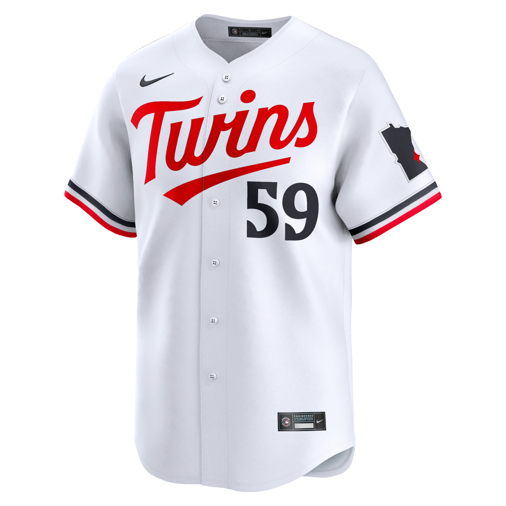 Jhoan Duran Minnesota Twins Home Limited Player Jersey - White cheap jerseys for sale - CheapJerseys.Shop