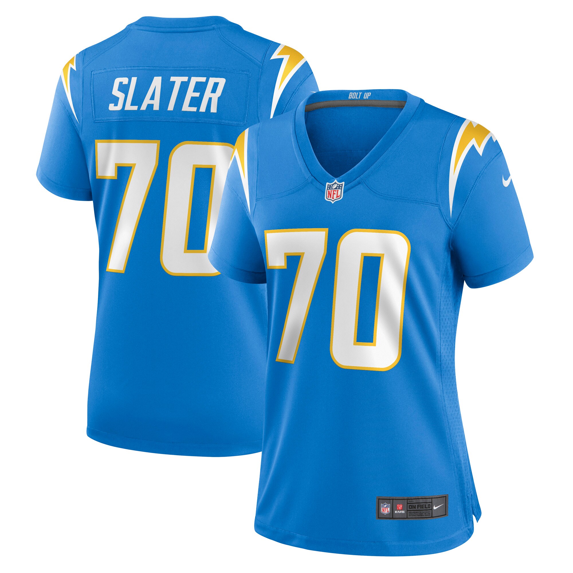 Rashawn Slater Los Angeles Chargers Women's Game Jersey - Powder Blue cheap jerseys for sale - CheapJerseys.Shop