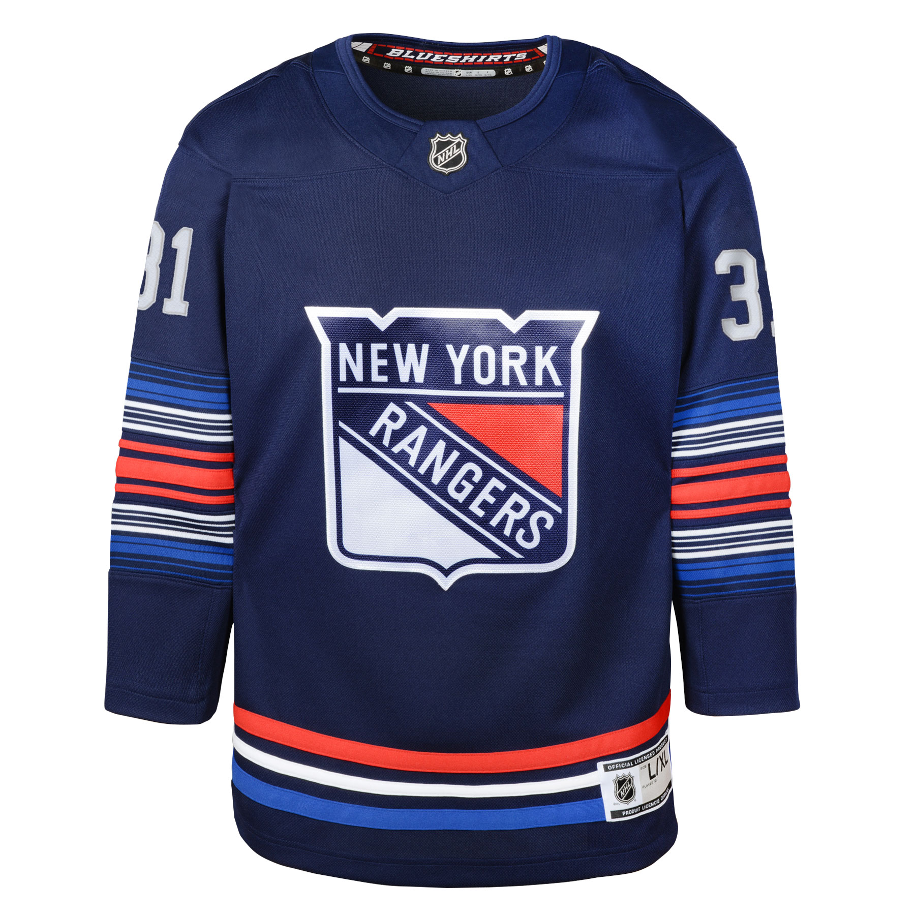 Igor Shesterkin New York Rangers Youth Alternate Premier Player Jersey - Navy cheap jerseys for sale - CheapJerseys.Shop