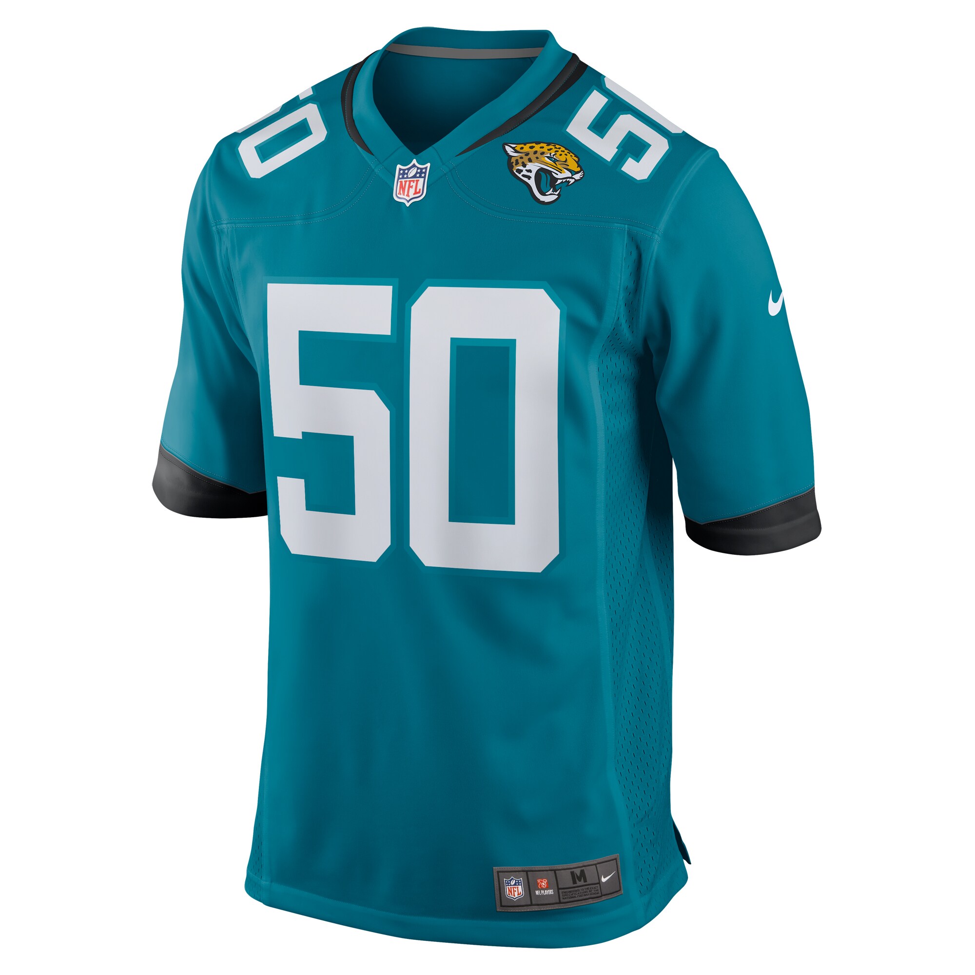 Trevis Gipson Jacksonville Jaguars Team Game Jersey - Teal cheap jerseys for sale - CheapJerseys.Shop