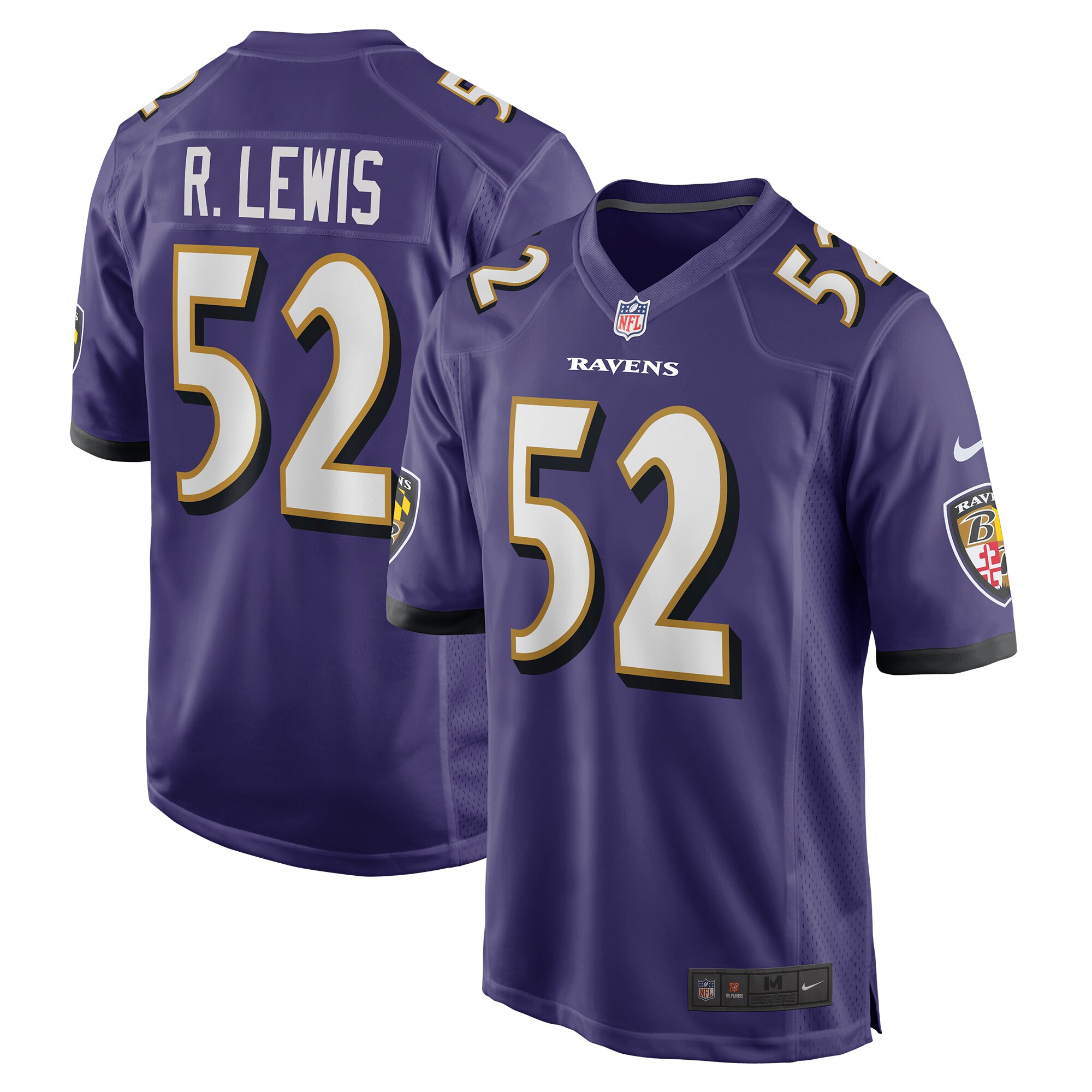 Ray Lewis Baltimore Ravens Retired Player Jersey - Purple cheap jerseys for sale - CheapJerseys.Shop