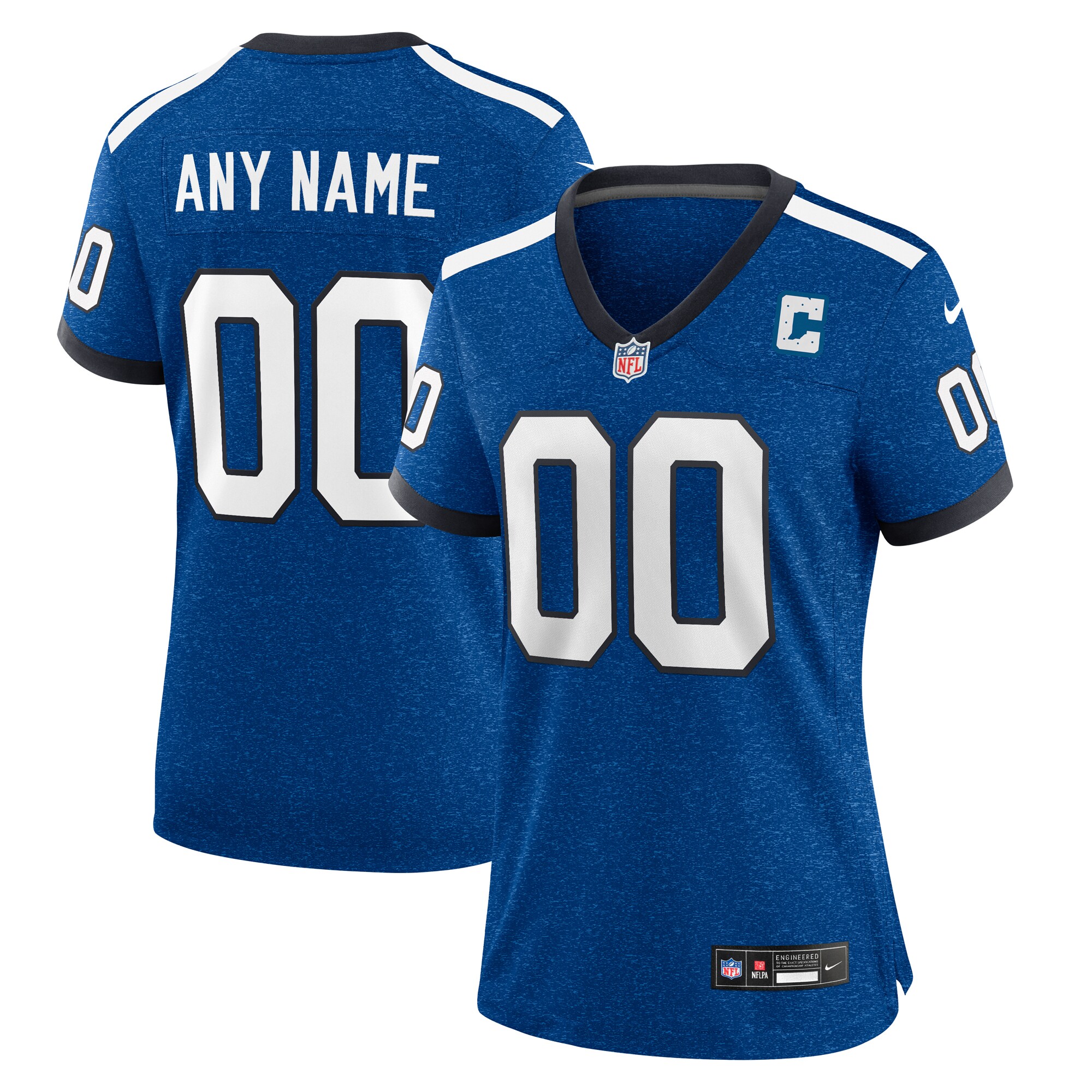 Indianapolis Colts Women's Indiana Nights Alternate Custom Game Jersey - Royal cheap jerseys for sale - CheapJerseys.Shop