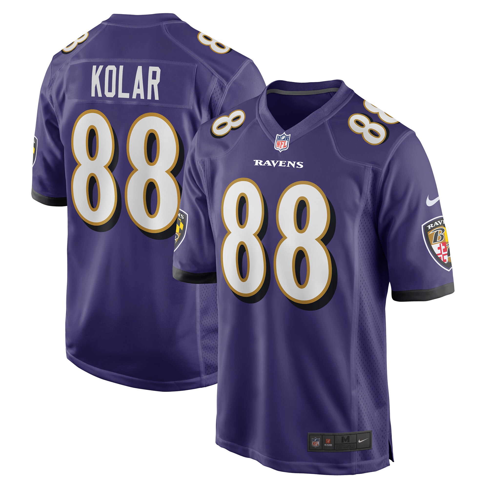 Charlie Kolar Baltimore Ravens Player Game Jersey - Purple cheap jerseys for sale - CheapJerseys.Shop