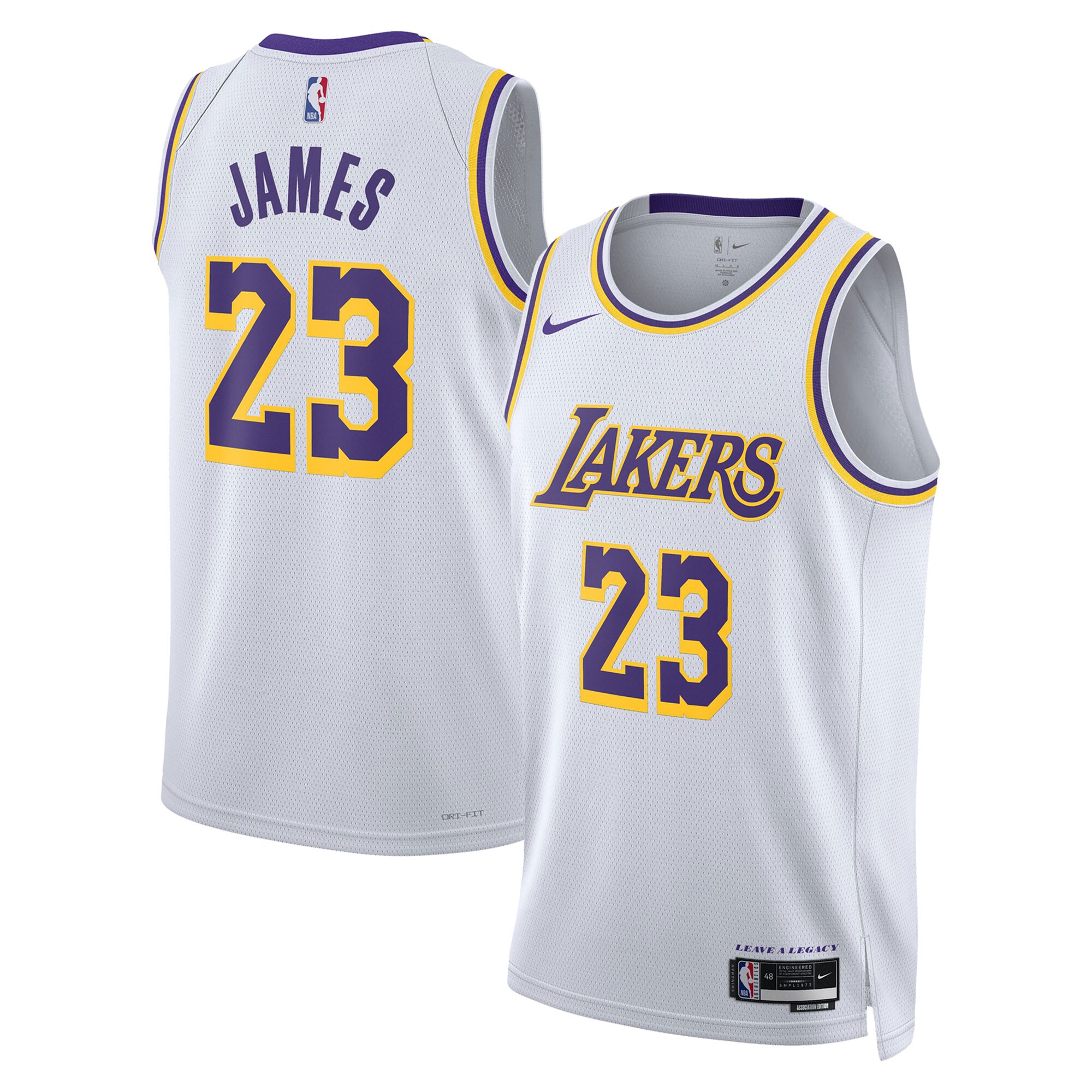LeBron James Los Angeles Lakers Unisex Swingman Jersey - Association Edition - White cheap jerseys for sale - CheapJerseys.Shop