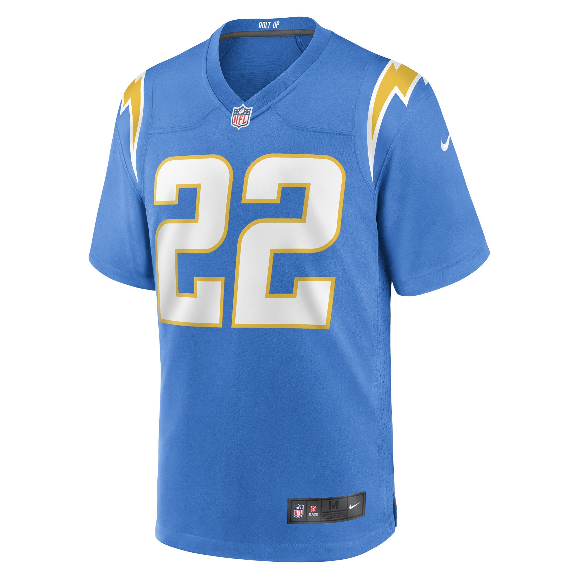 JT Woods Los Angeles Chargers Game Player Jersey - Powder Blue cheap jerseys for sale - CheapJerseys.Shop