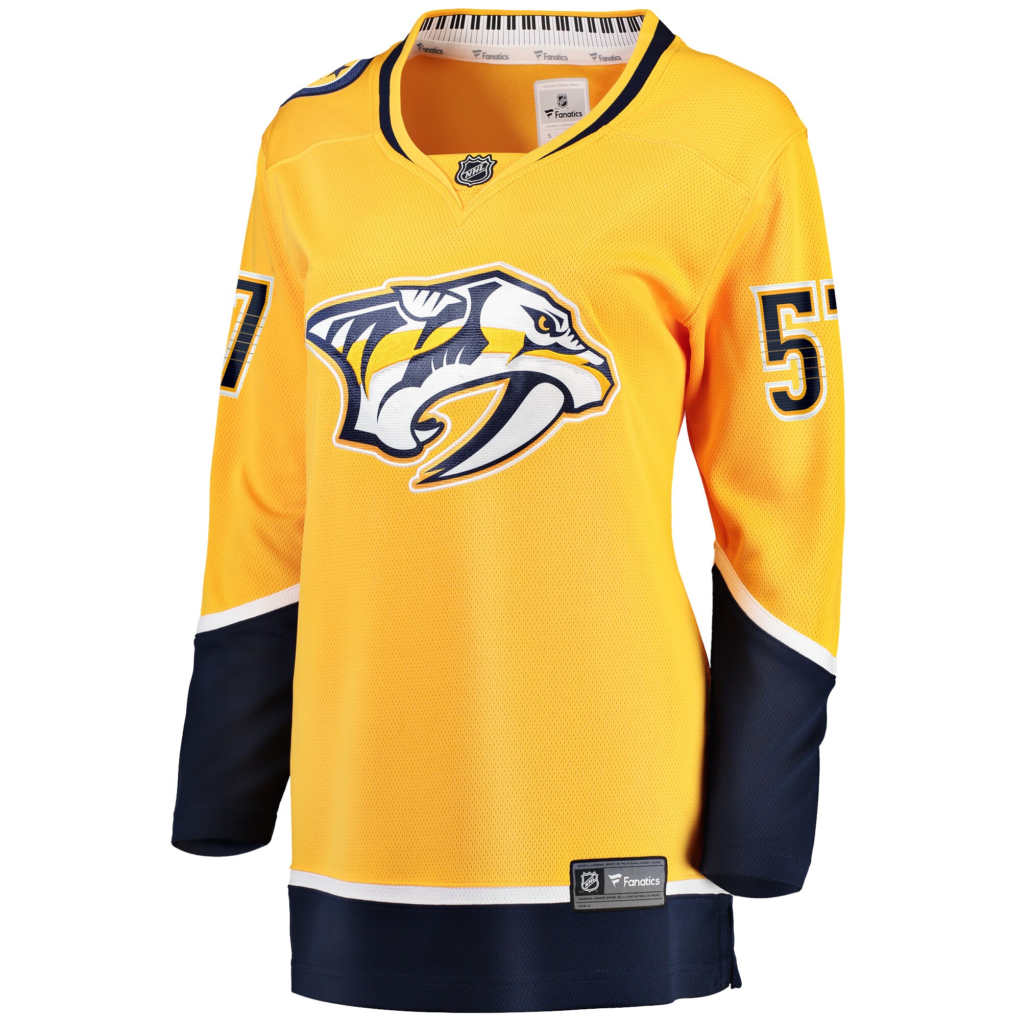 Dante Fabbro Nashville Predators Fanatics Women's Home Breakaway Player Jersey - Gold cheap jerseys for sale - CheapJerseys.Shop