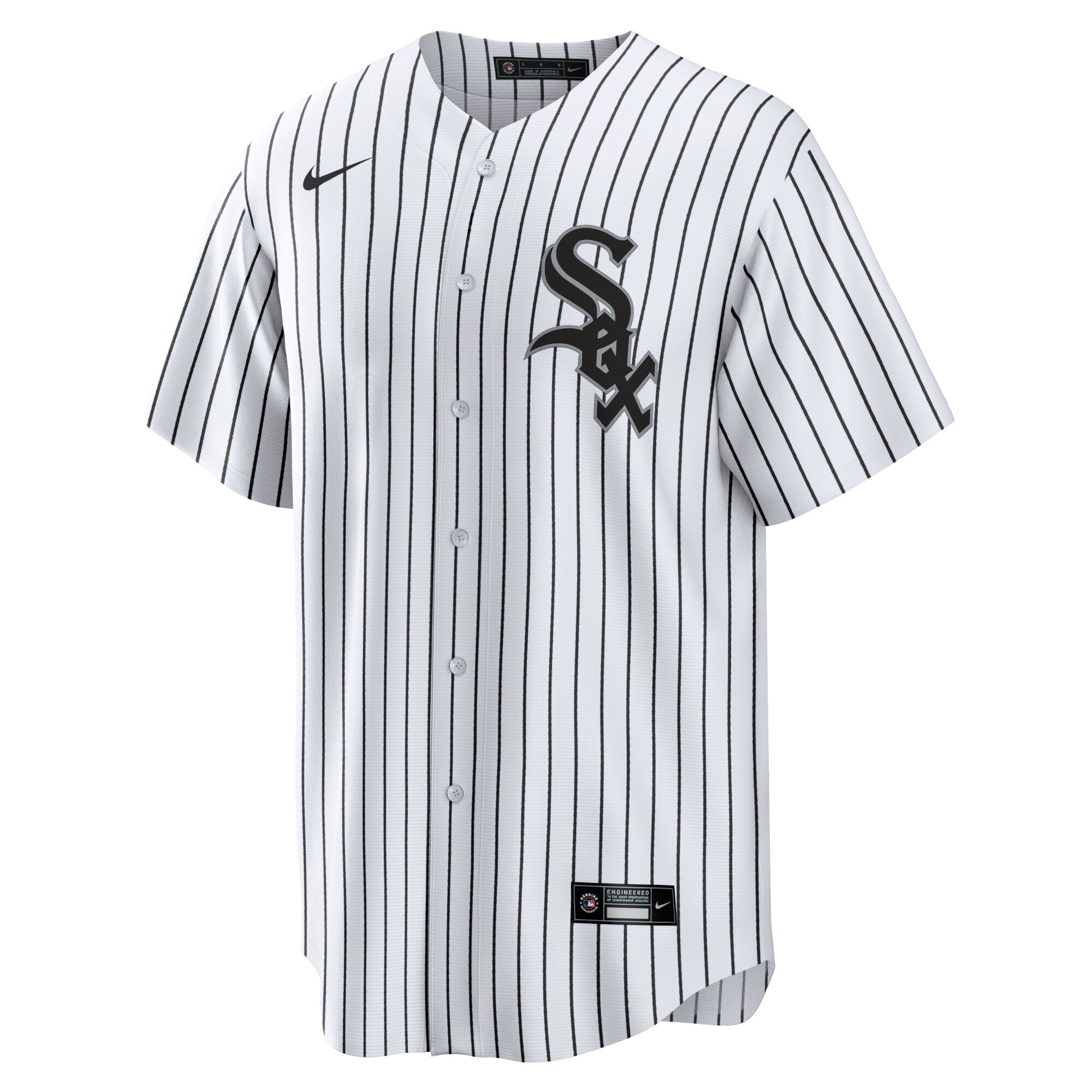Dallas Keuchel Chicago White Sox Home Replica Player Jersey - White\/Black cheap jerseys for sale - CheapJerseys.Shop