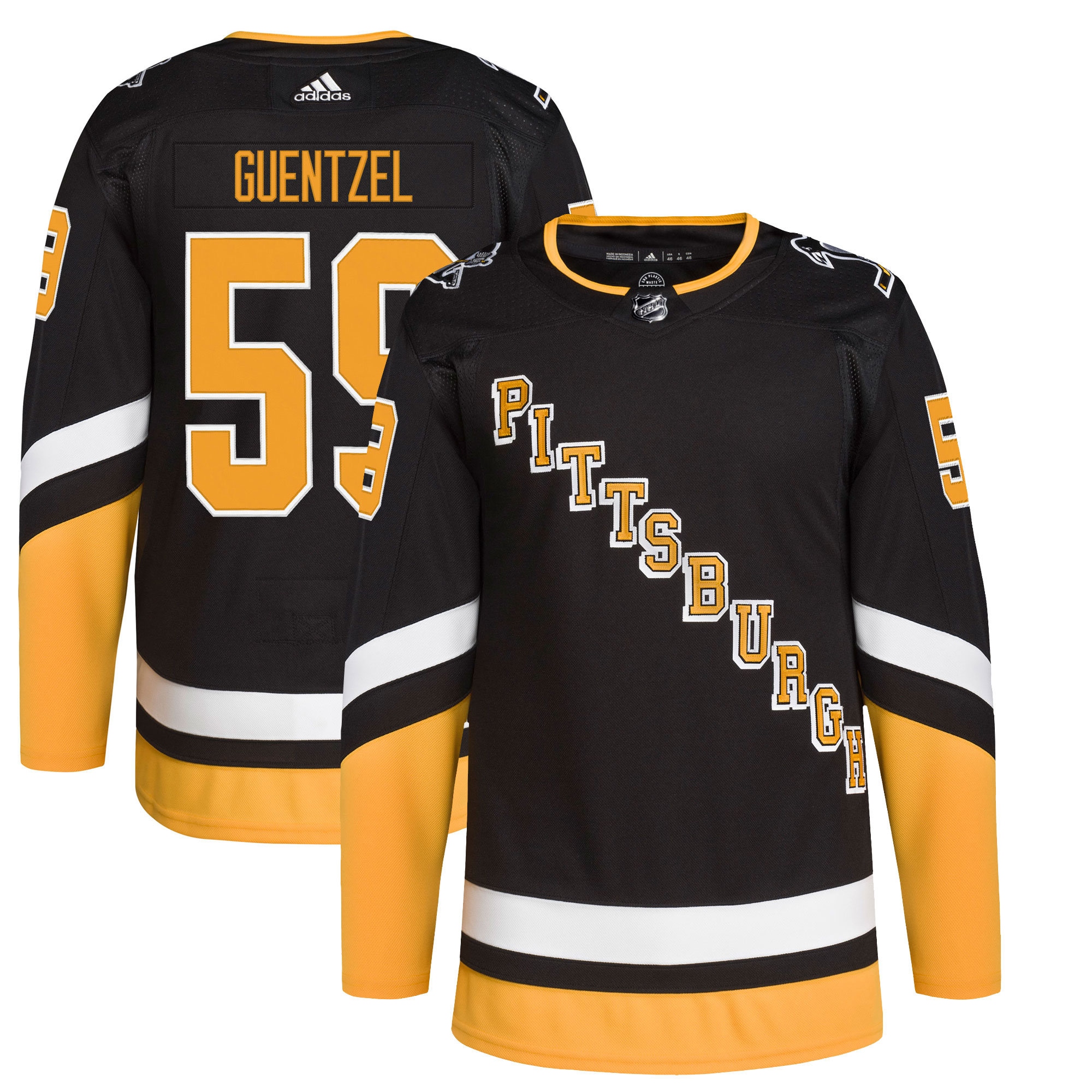 Jake Guentzel Pittsburgh Penguins Alternate Primegreen Authentic Player Jersey - Black cheap jerseys for sale - CheapJerseys.Shop