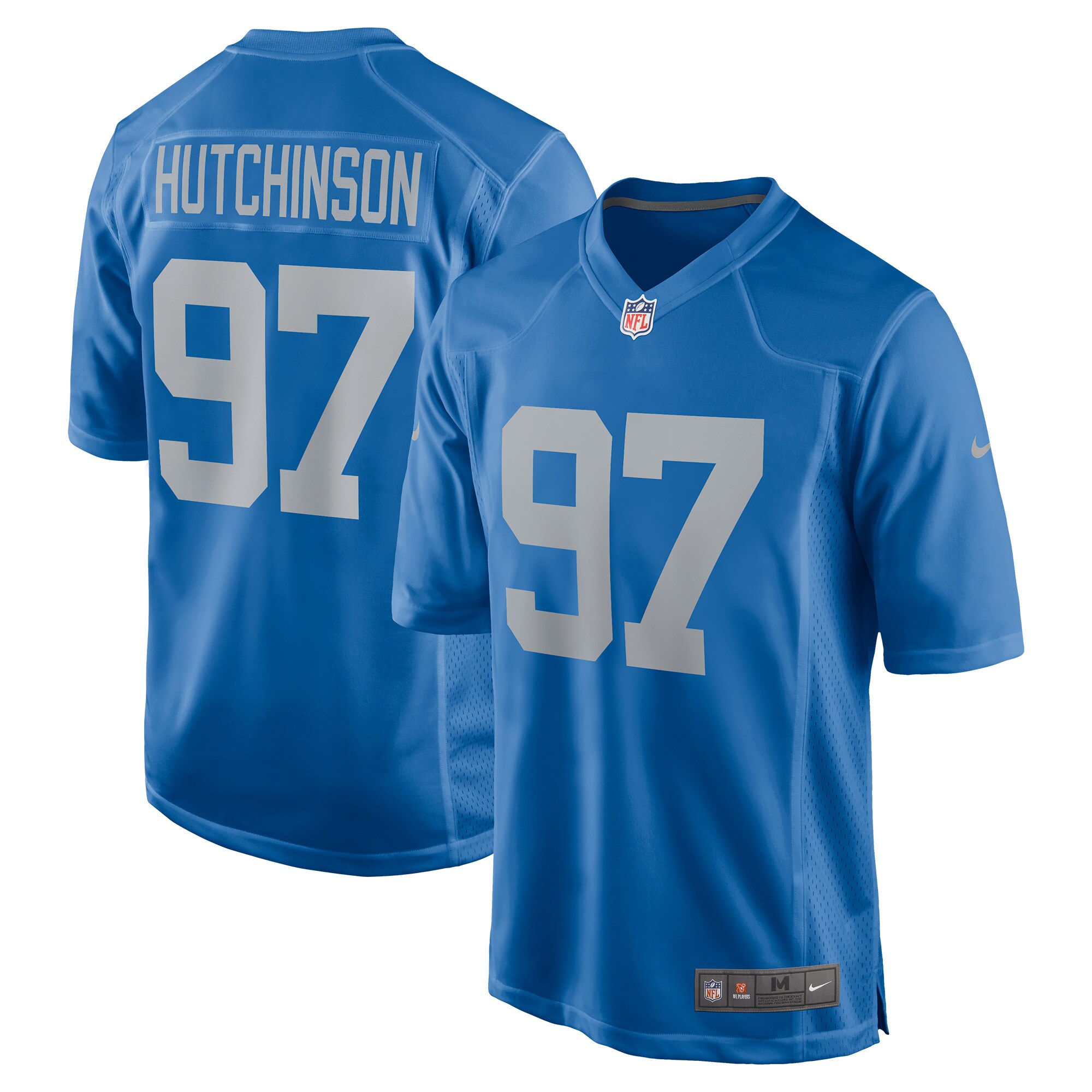 Aidan Hutchinson Detroit Lions Player Game Jersey - Blue cheap jerseys for sale - CheapJerseys.Shop