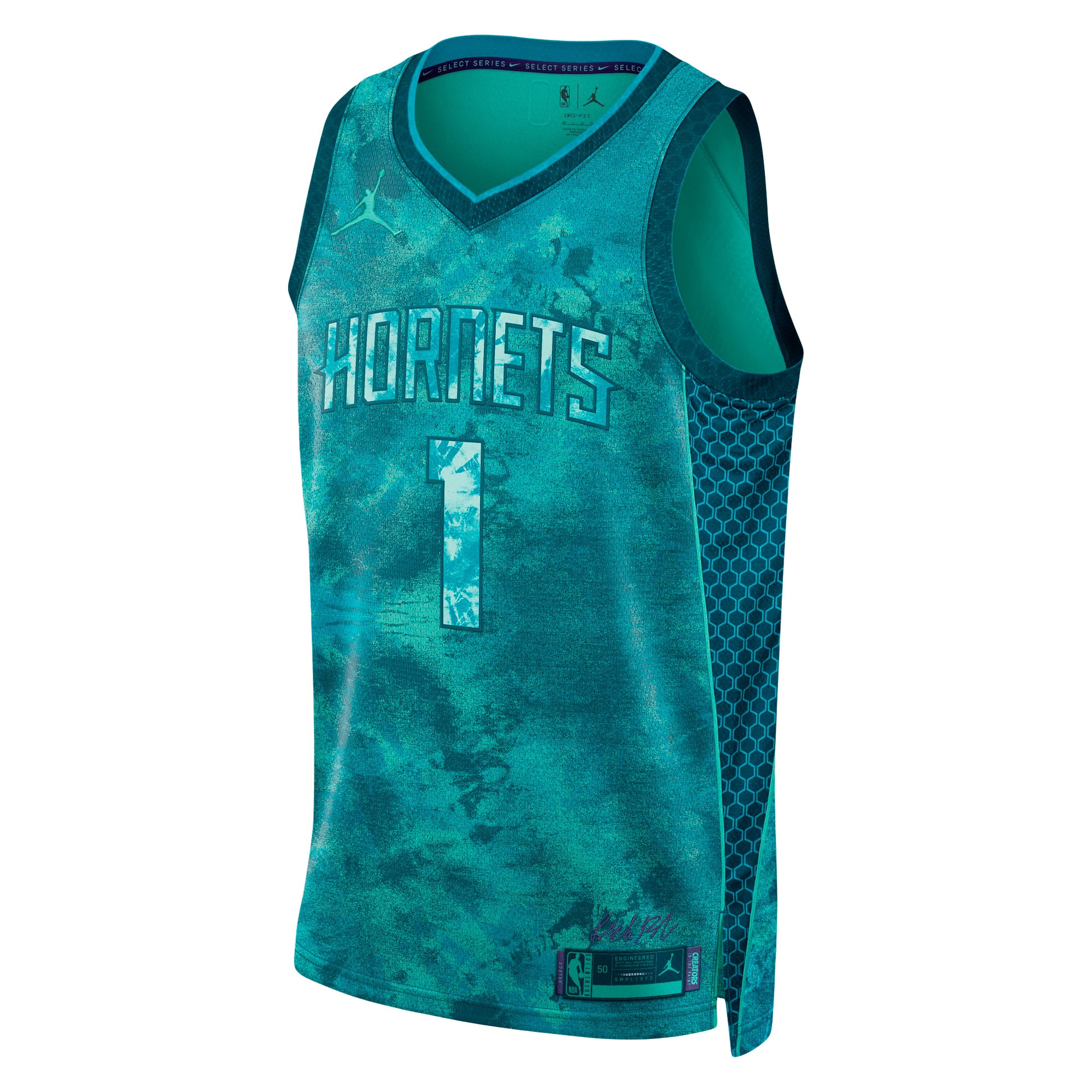 LaMelo Ball Charlotte Hornets Jordan Brand Unisex Select Series Swingman Jersey - Teal cheap jerseys for sale - CheapJerseys.Shop