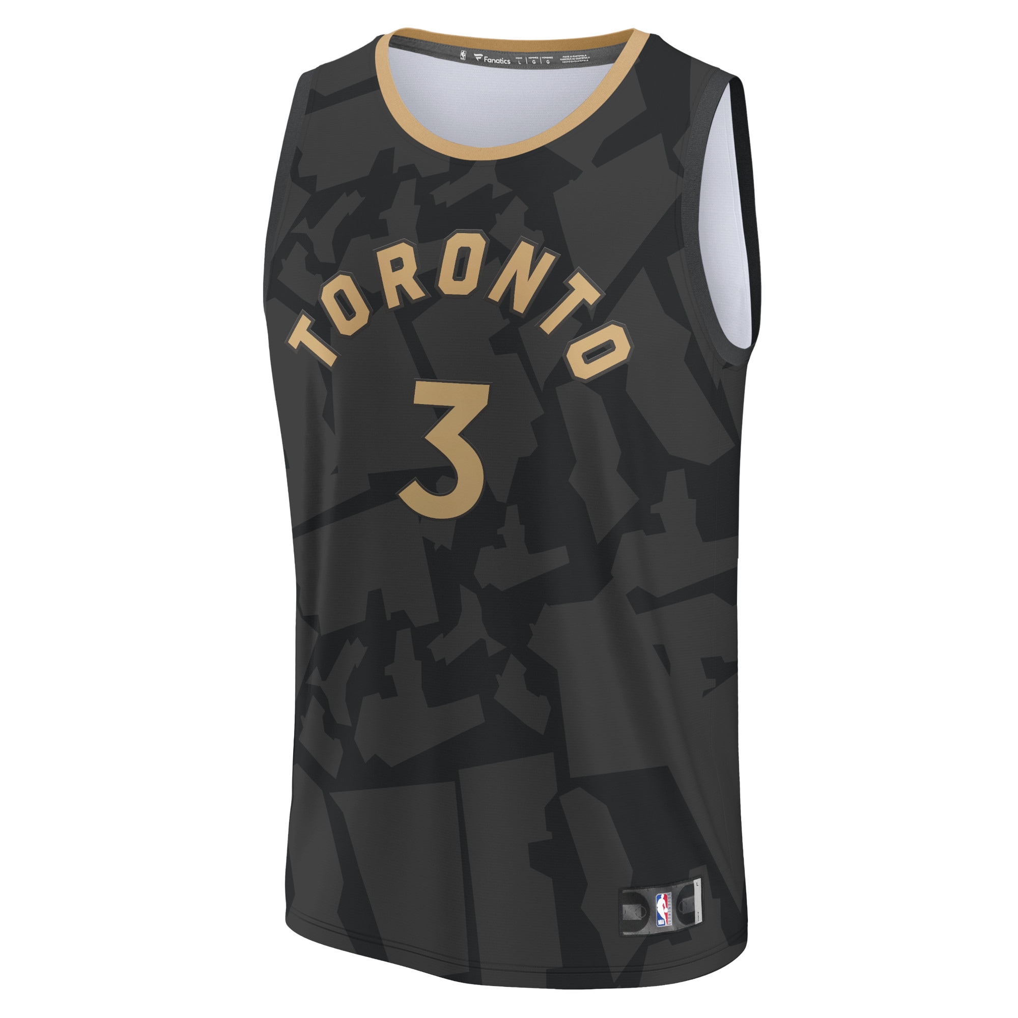 OG Anunoby Toronto Raptors Fanatics Fastbreak Jersey - City Edition - Black cheap jerseys for sale - CheapJerseys.Shop