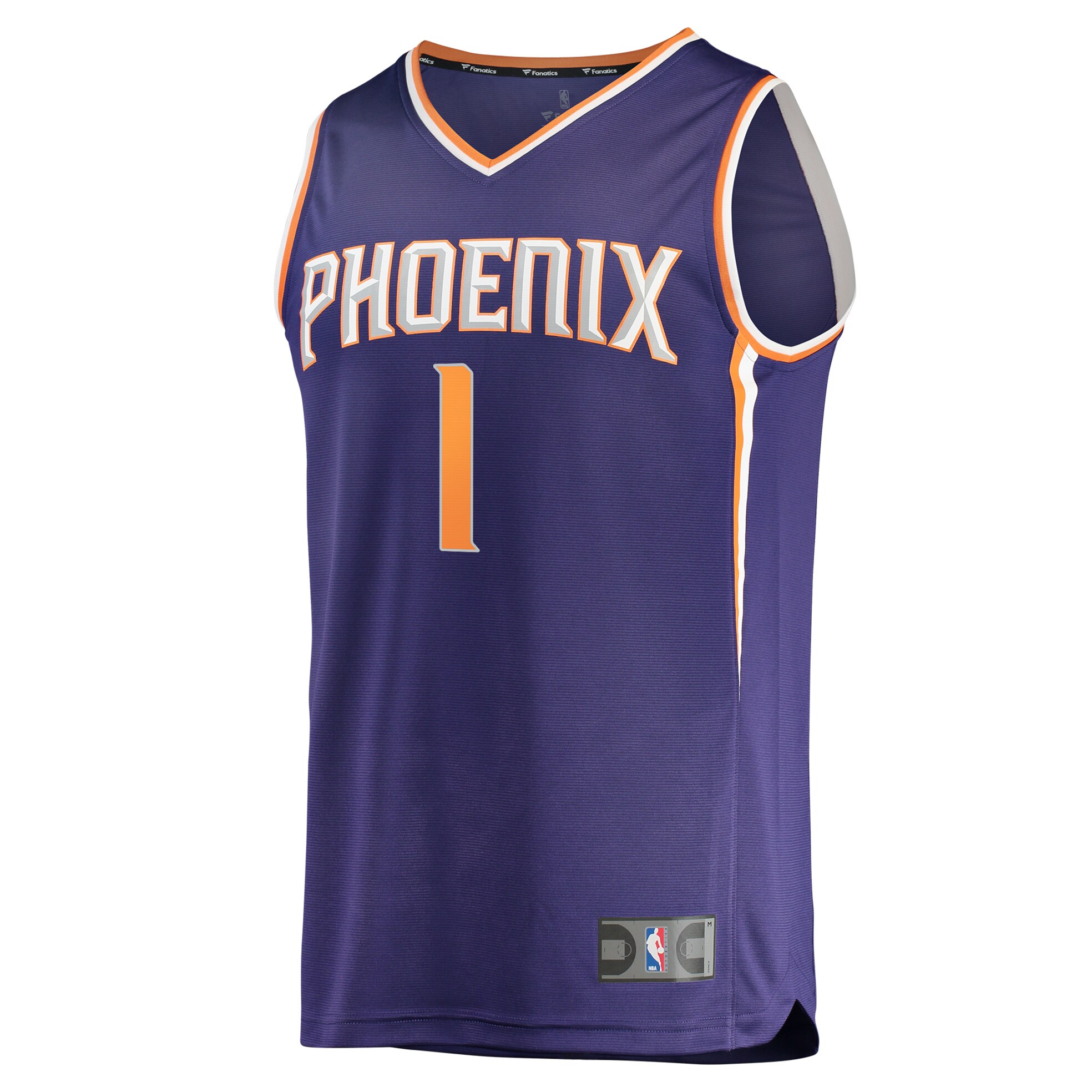 Devin Booker Phoenix Suns Fanatics Fast Break Replica Jersey Purple - Icon Edition cheap jerseys for sale - CheapJerseys.Shop