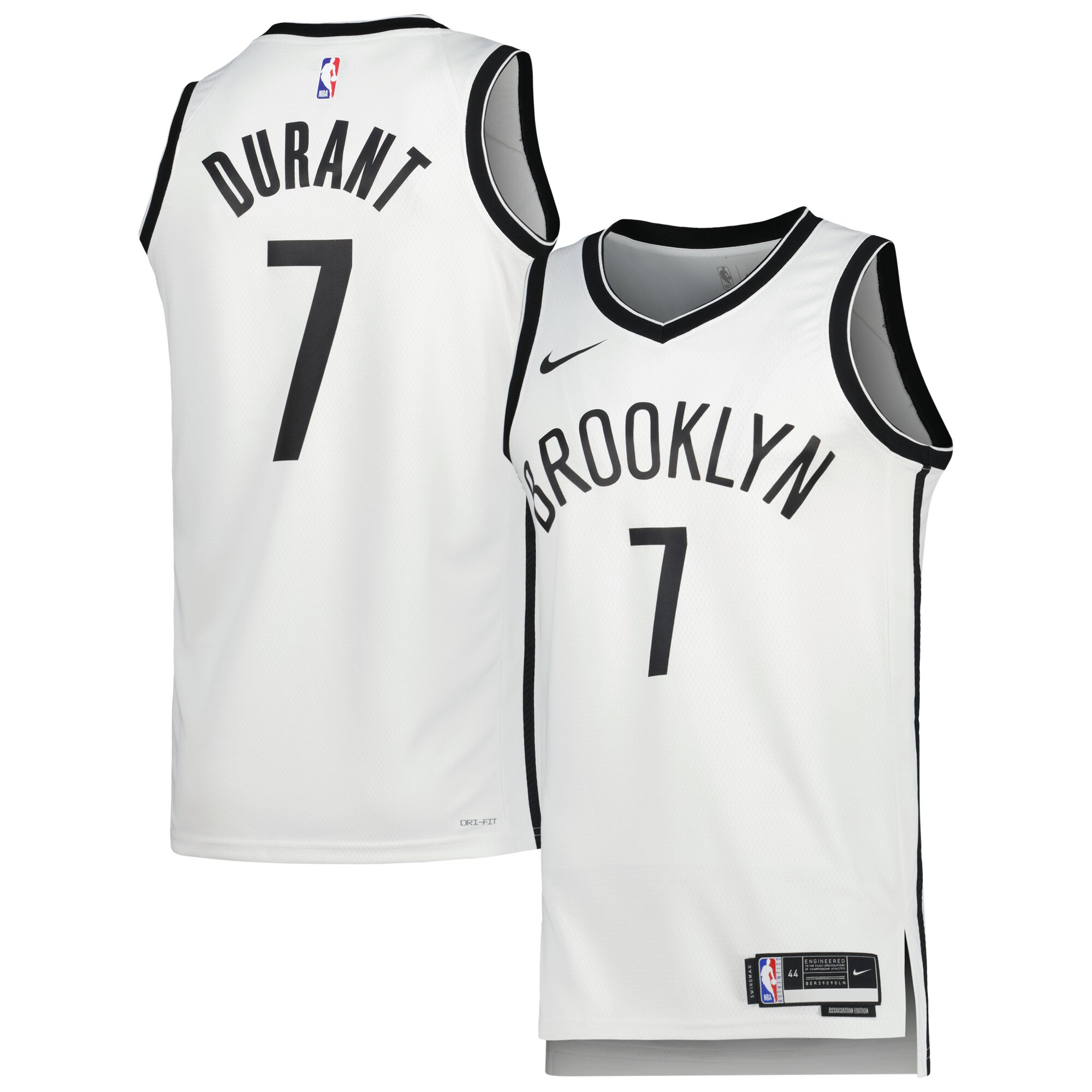 Kevin Durant Brooklyn Nets Unisex Swingman Jersey - Association Edition - White cheap jerseys for sale - CheapJerseys.Shop