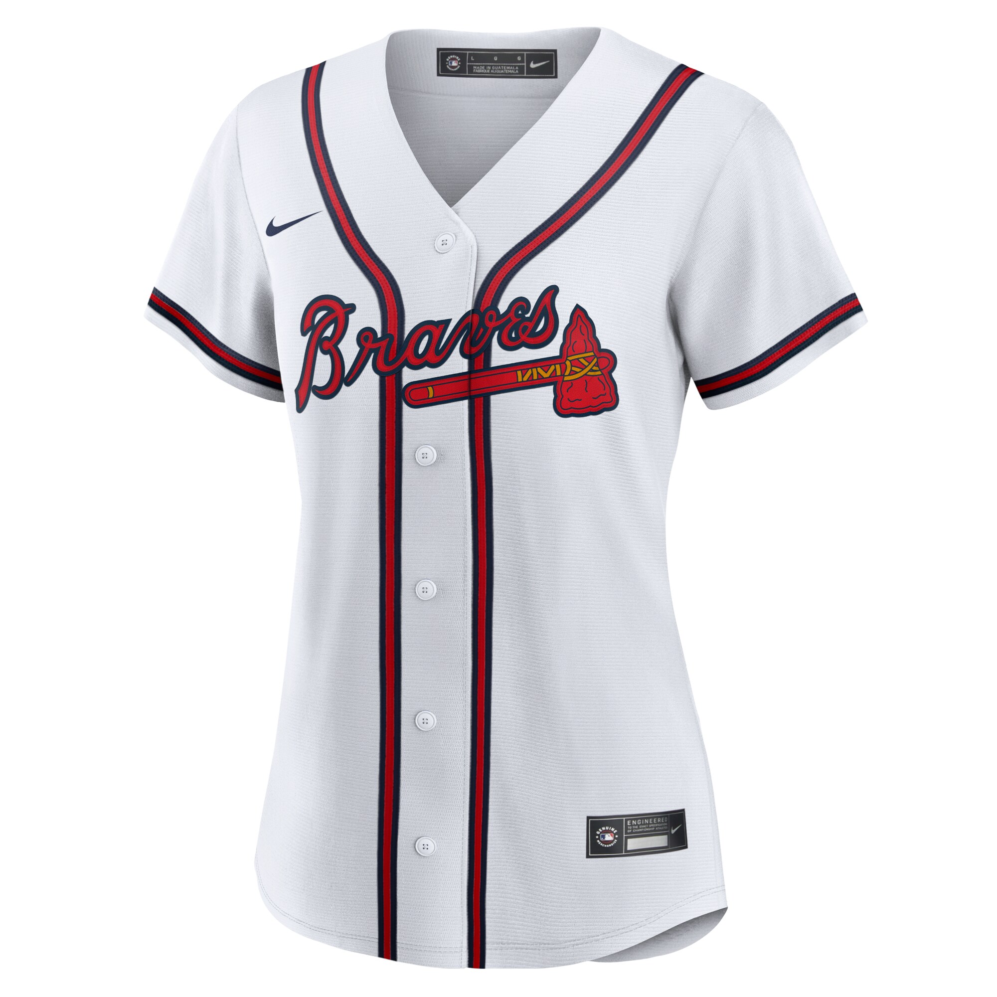 Matt Olson Atlanta Braves Women's Home Replica Player Jersey - White cheap jerseys for sale - CheapJerseys.Shop