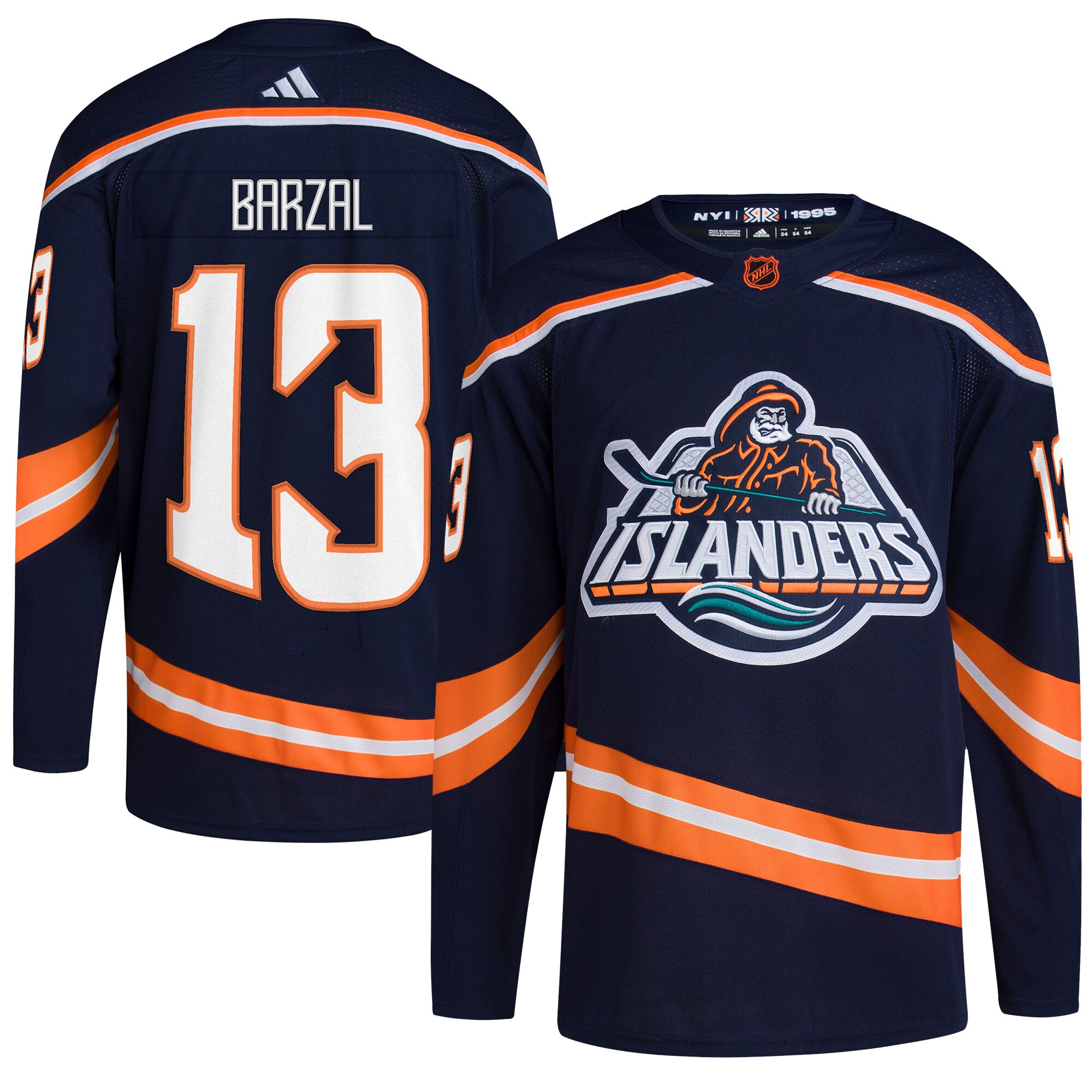 Mathew Barzal New York Islanders Reverse Retro 2.0 Authentic Player Jersey - Navy cheap jerseys for sale - CheapJerseys.Shop